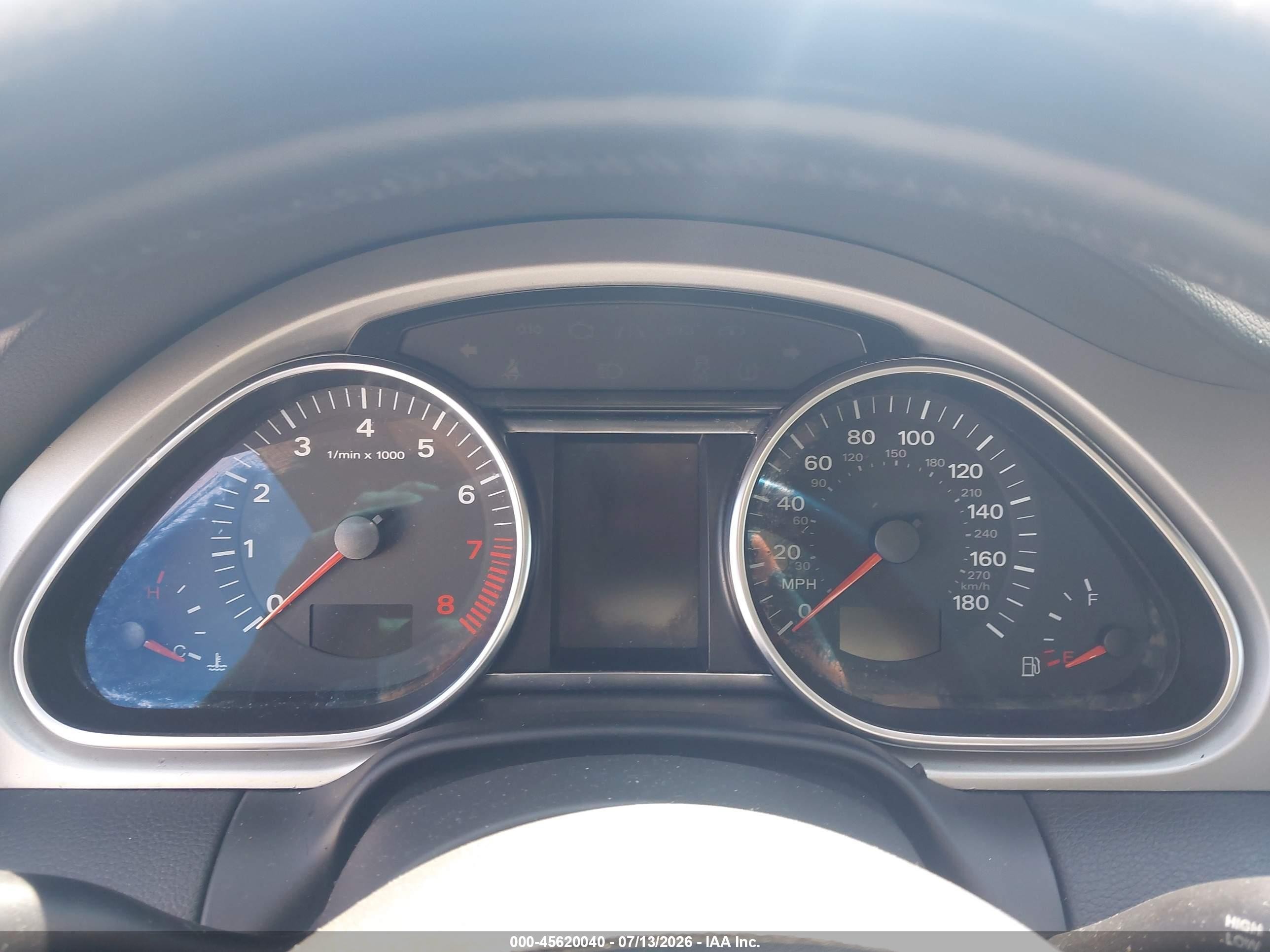 2009 Audi Q7 3.6 Premium Gray vin: WA1AY74L09D021344