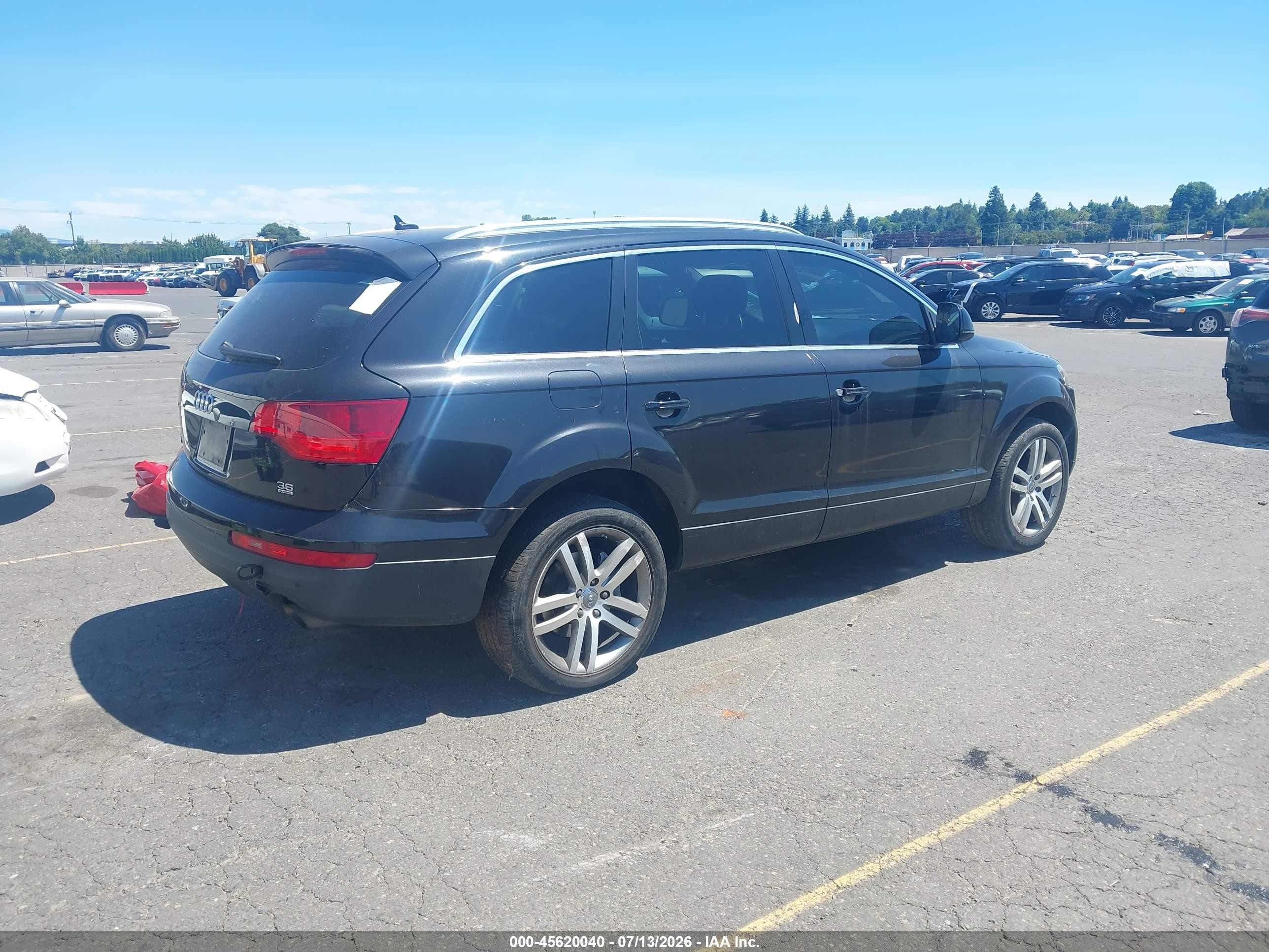 2009 Audi Q7 3.6 Premium Gray vin: WA1AY74L09D021344