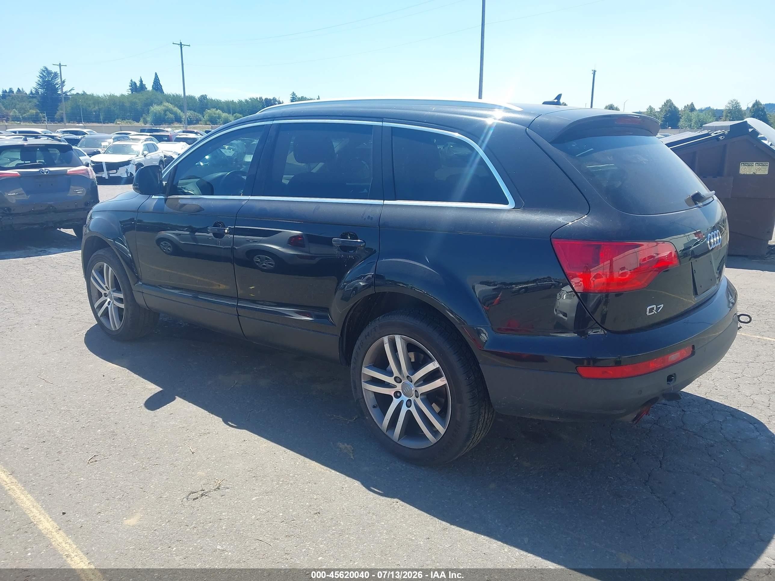 2009 Audi Q7 3.6 Premium Gray vin: WA1AY74L09D021344