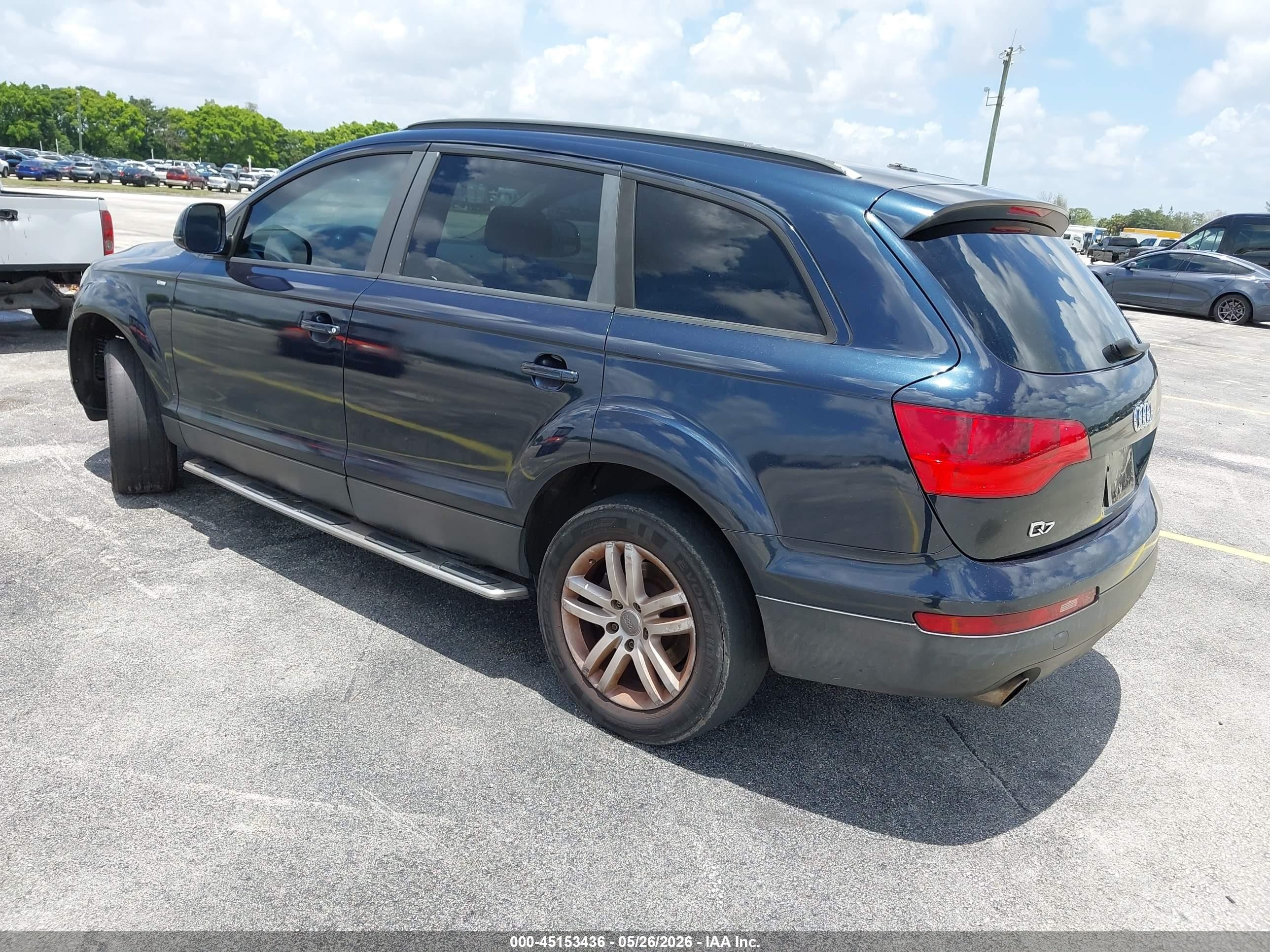 2008 Audi Q7 3.6 Blue vin: WA1AY74L18D029564