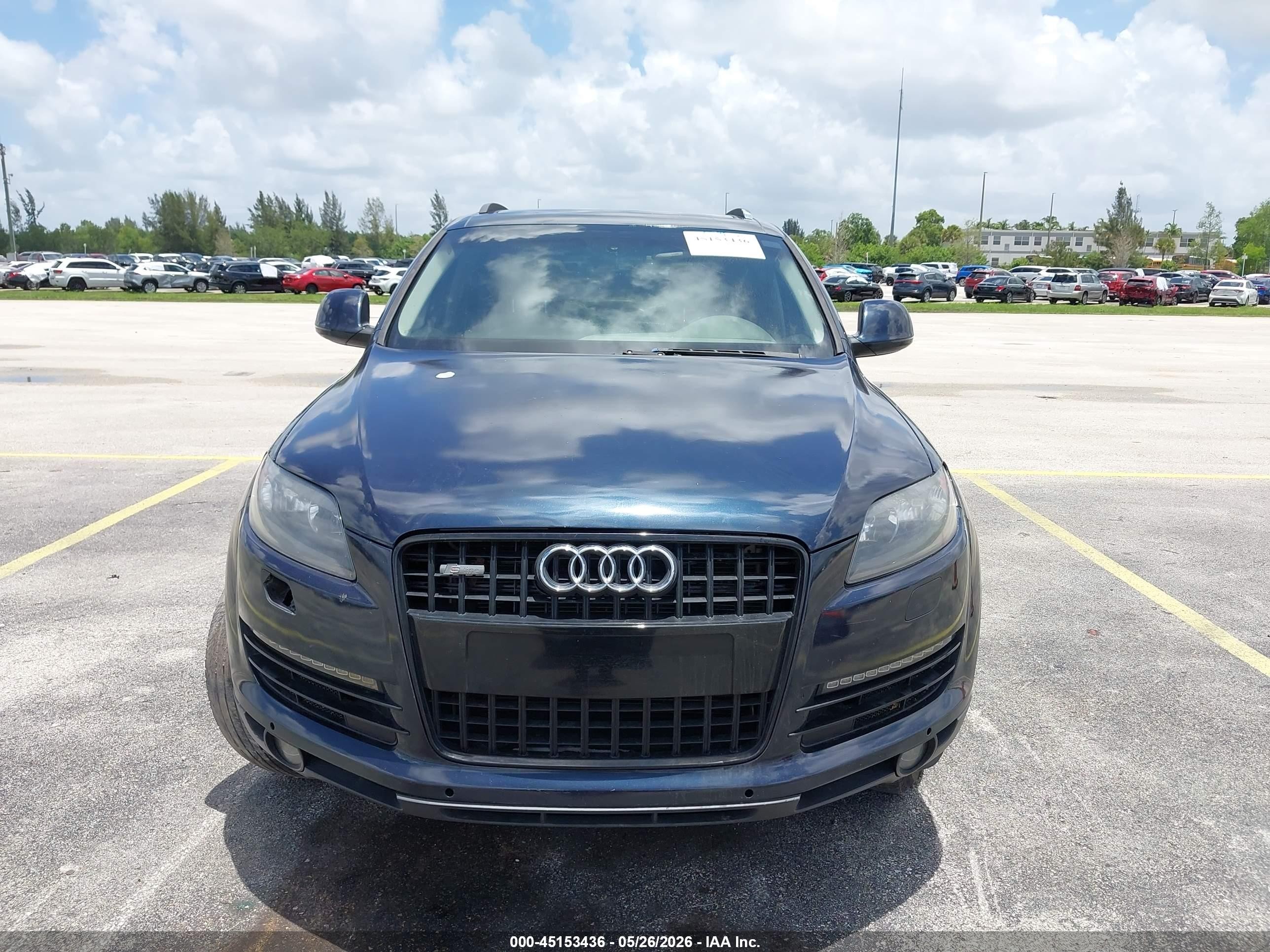 2008 Audi Q7 3.6 Blue vin: WA1AY74L18D029564