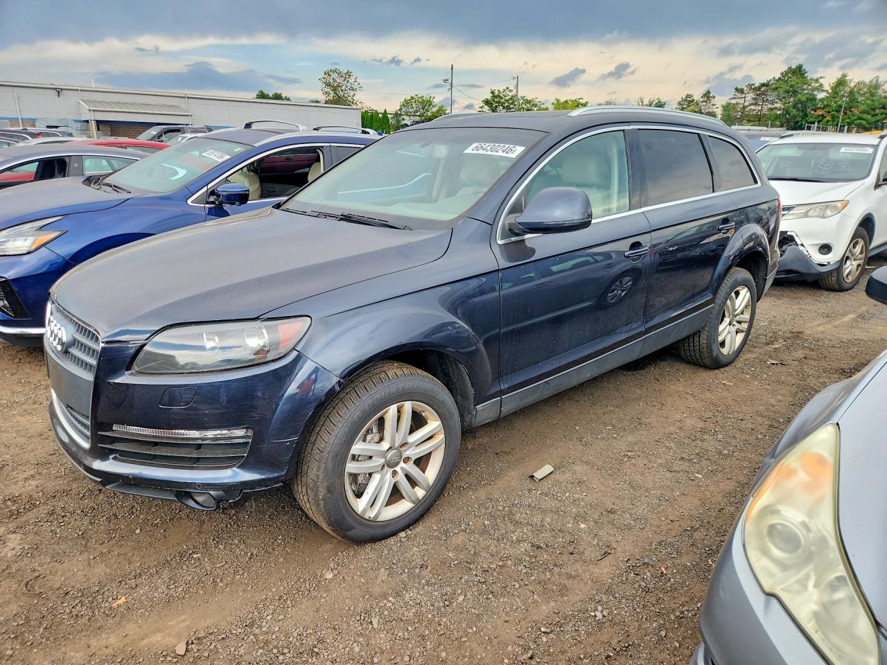2009 Audi Q7 3.6 Quattro Синий vin: WA1AY74L39D014467