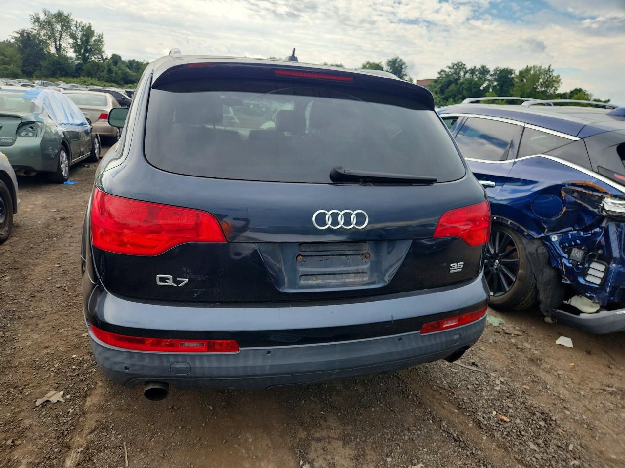 2009 Audi Q7 3.6 Quattro Синий vin: WA1AY74L39D014467