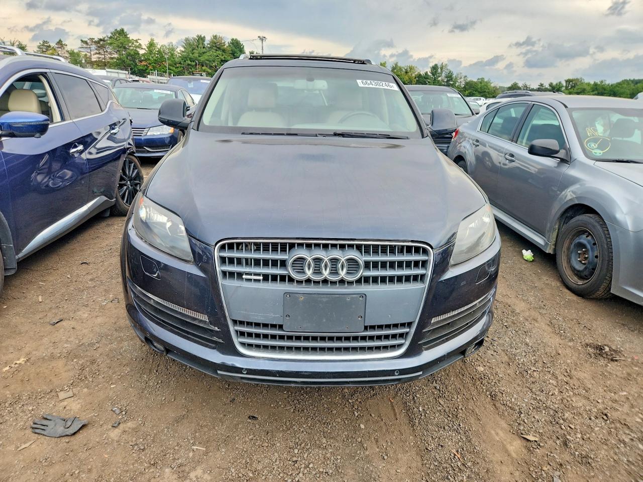 2009 Audi Q7 3.6 Quattro Синий vin: WA1AY74L39D014467