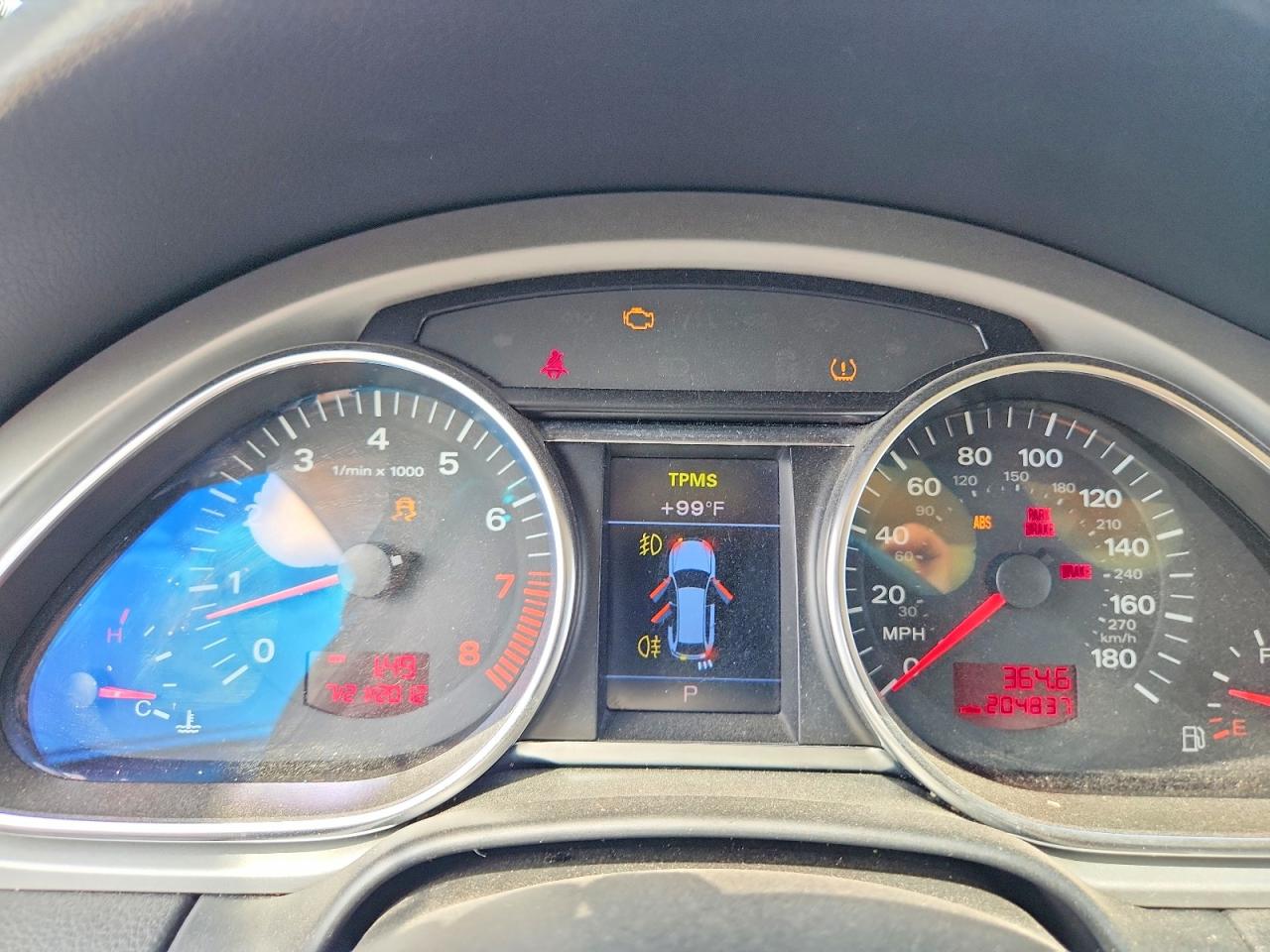 2009 Audi Q7 3.6 Quattro Серый vin: WA1AY74L49D025445