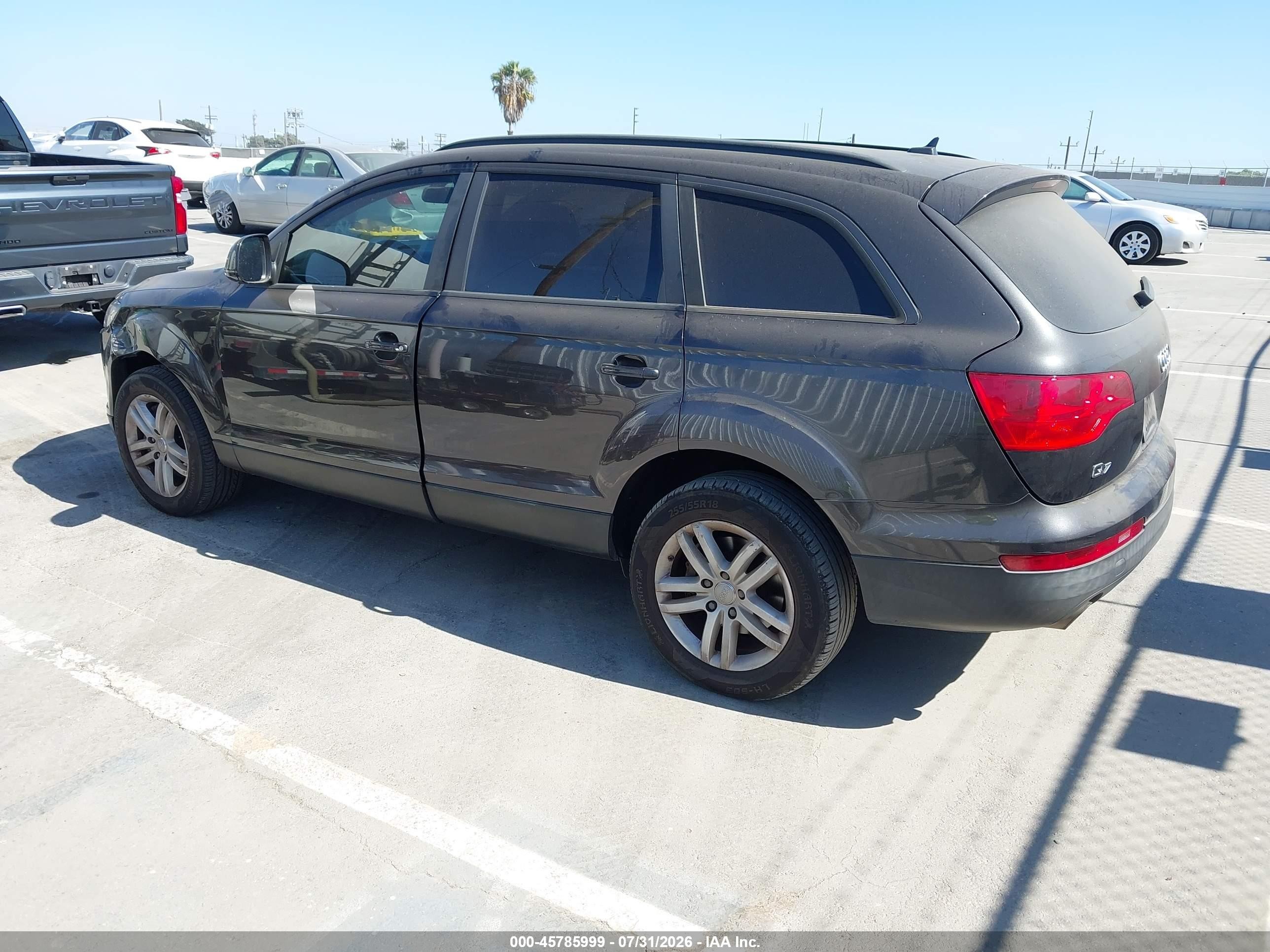 2009 Audi Q7 3.6 5 Passenger Gray vin: WA1AY74L49D029141
