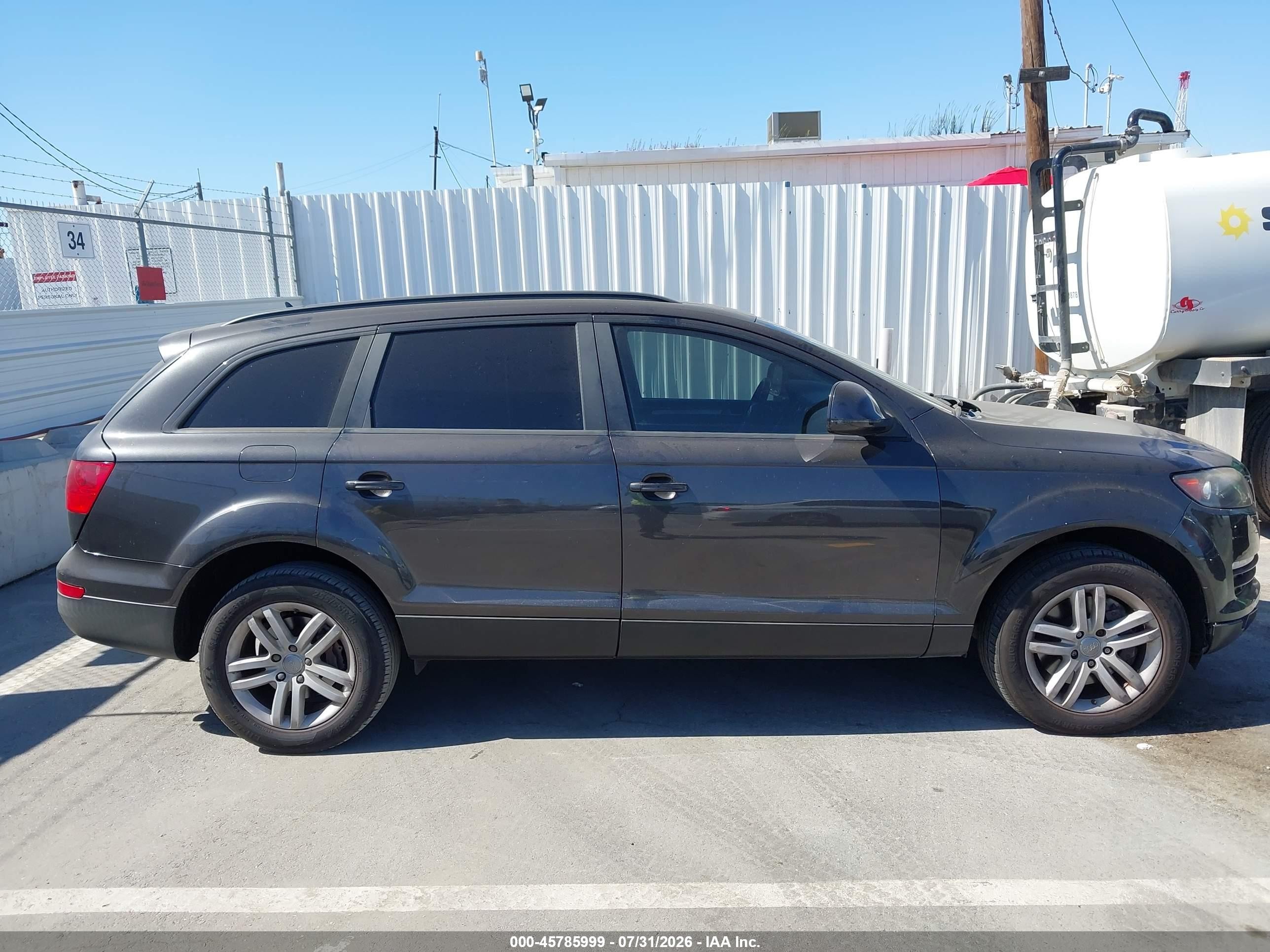 2009 Audi Q7 3.6 5 Passenger Gray vin: WA1AY74L49D029141