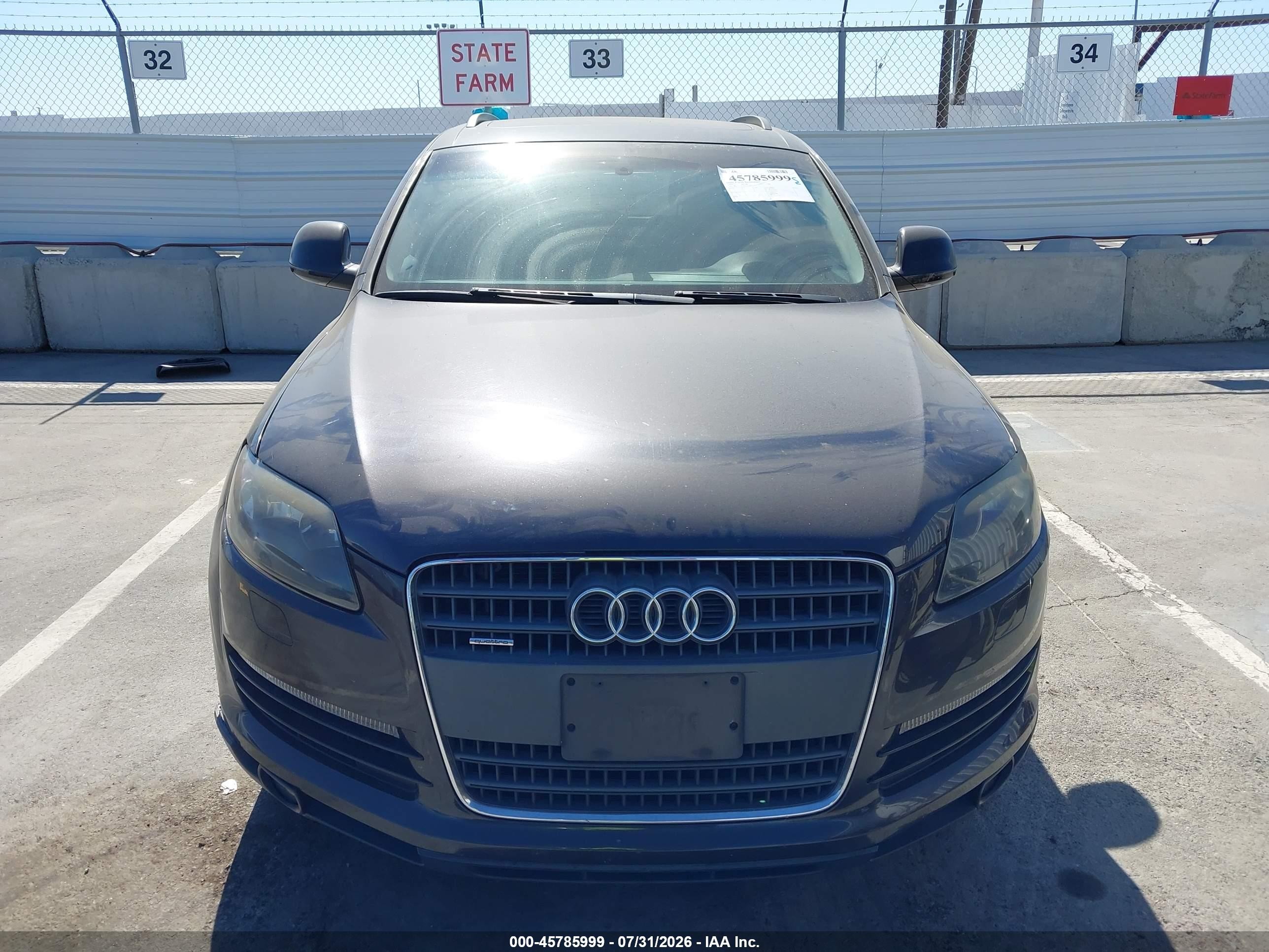2009 Audi Q7 3.6 5 Passenger Gray vin: WA1AY74L49D029141