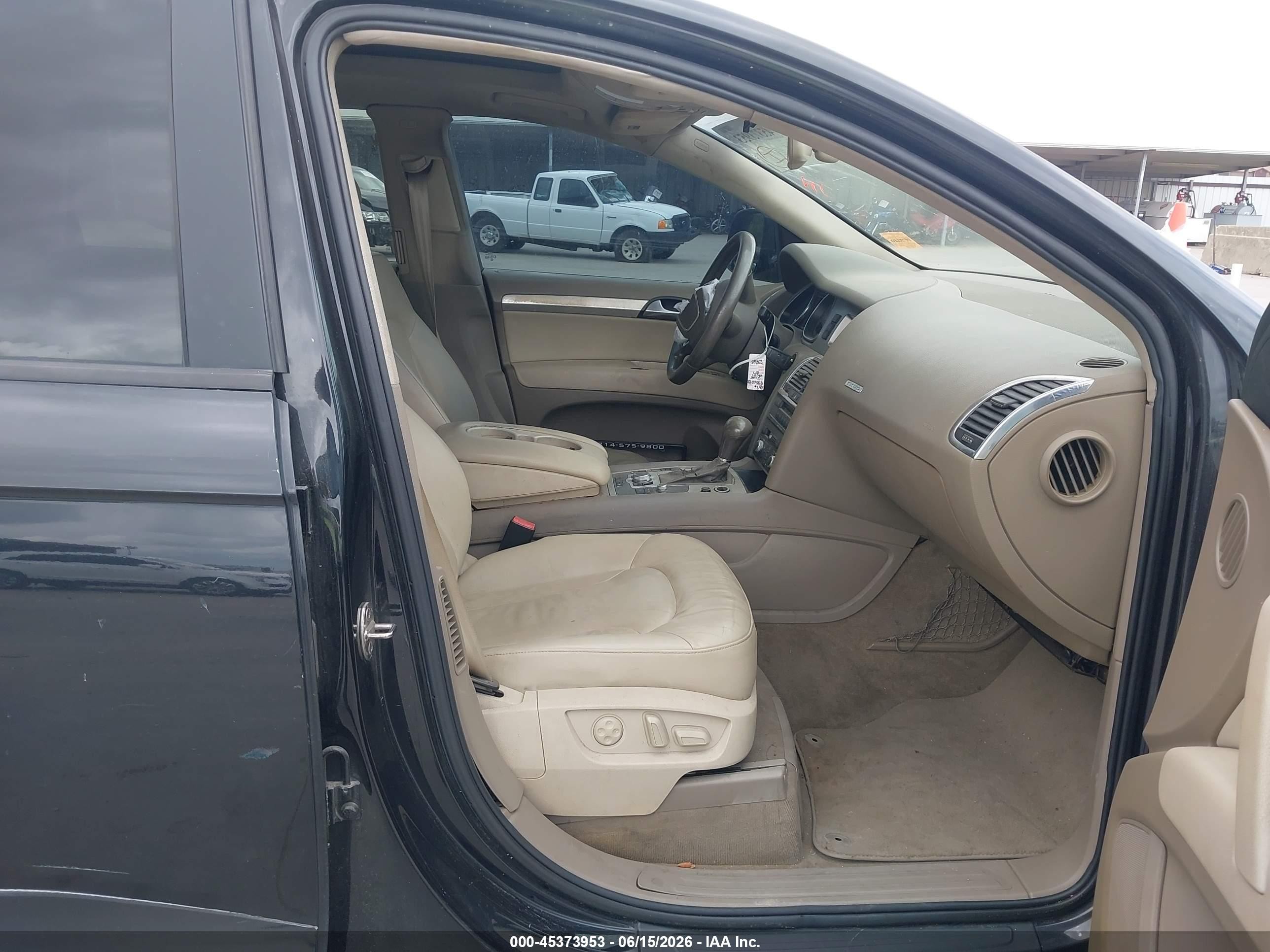 2008 Audi Q7 3.6 Black vin: WA1AY74L58D023265