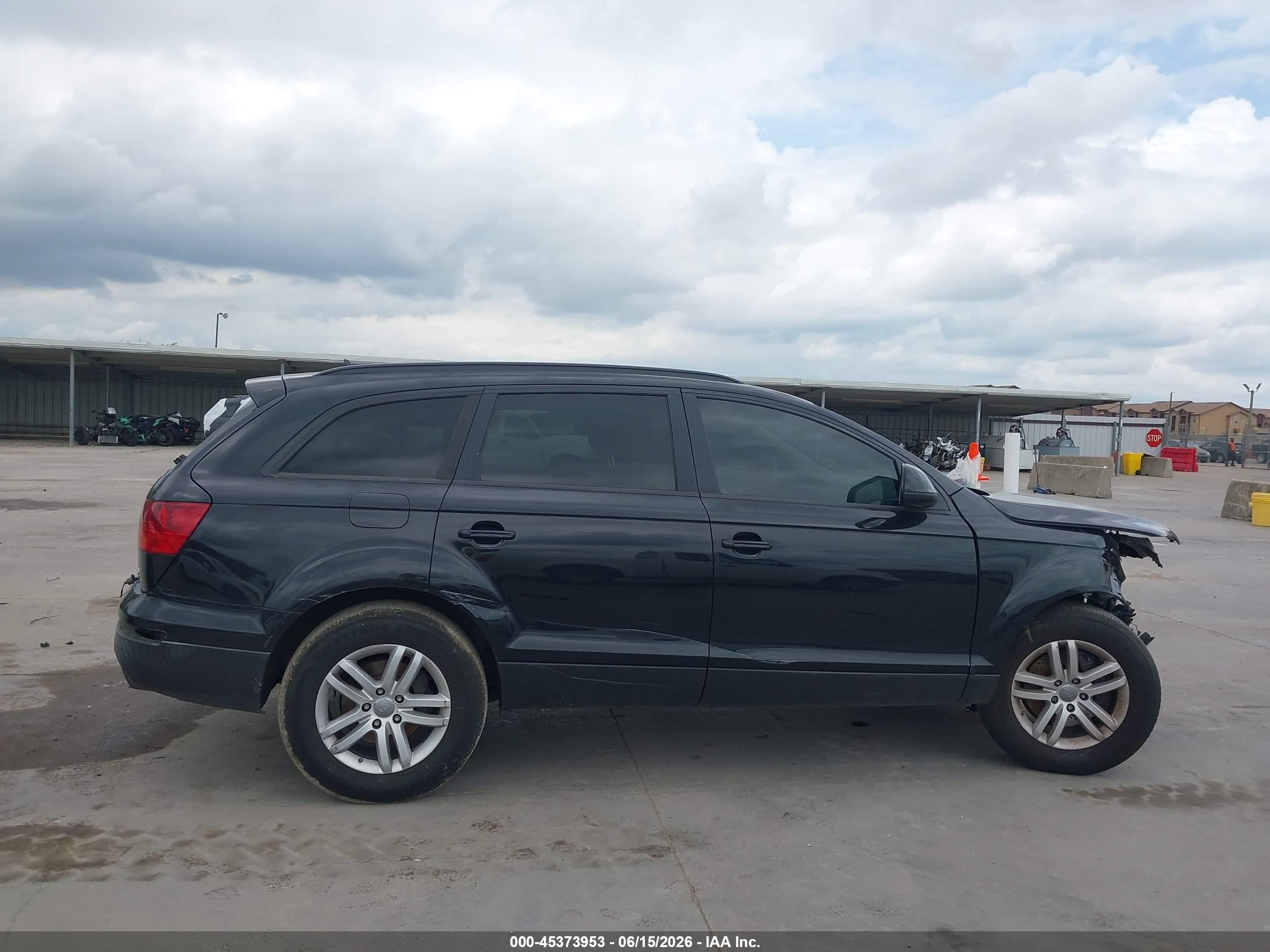 2008 Audi Q7 3.6 Black vin: WA1AY74L58D023265