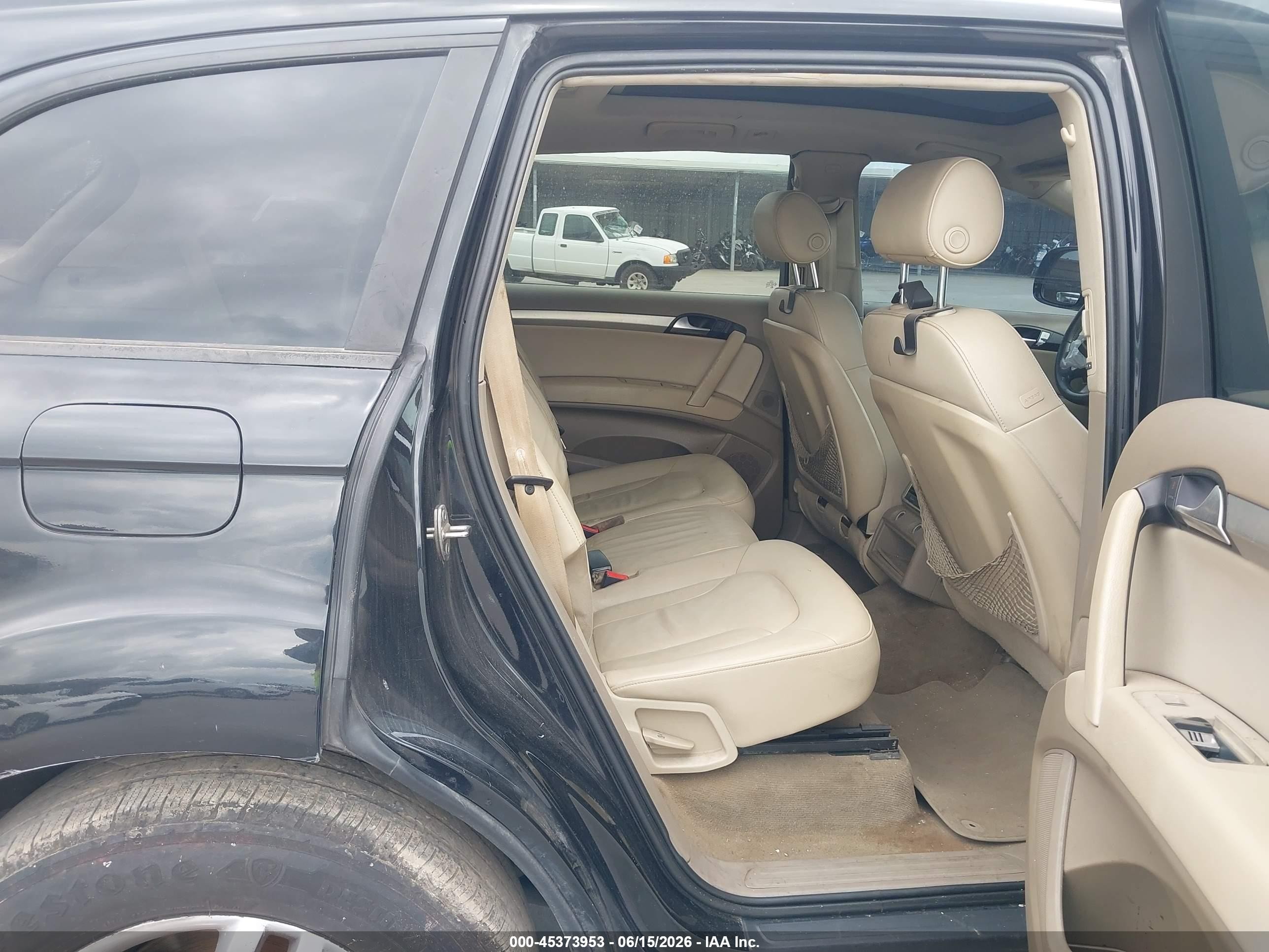 2008 Audi Q7 3.6 Black vin: WA1AY74L58D023265