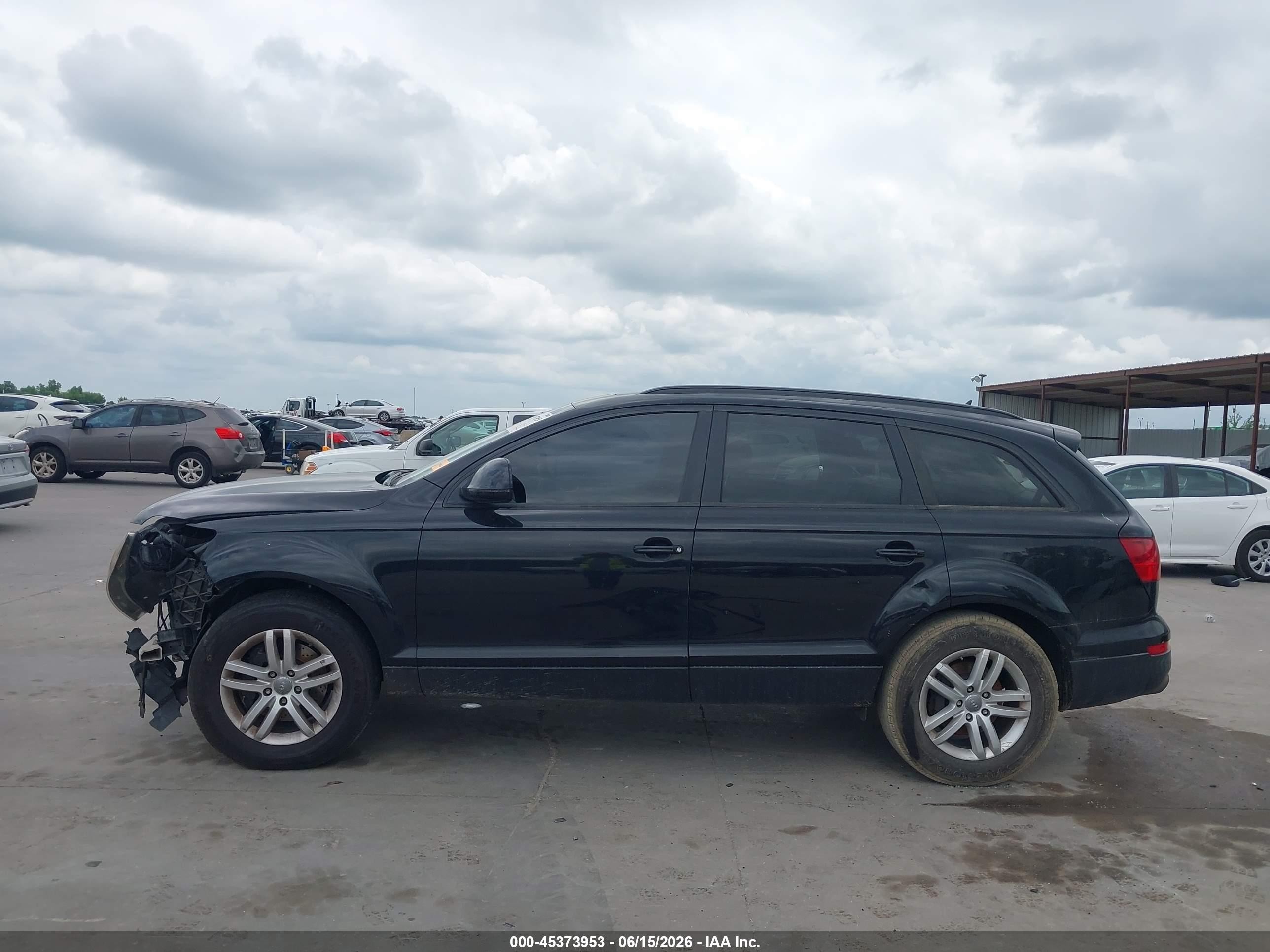 2008 Audi Q7 3.6 Black vin: WA1AY74L58D023265