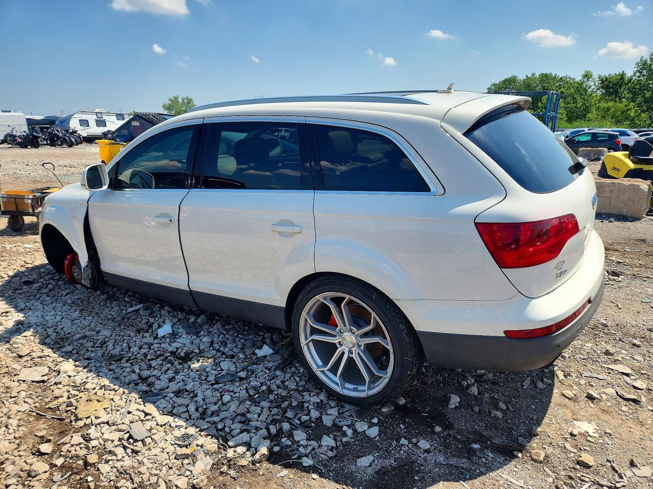 2009 Audi Q7 3.6 Quattro White vin: WA1AY74L59D025129