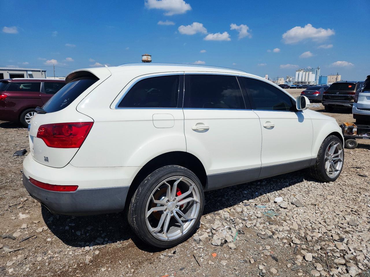 2009 Audi Q7 3.6 Quattro White vin: WA1AY74L59D025129