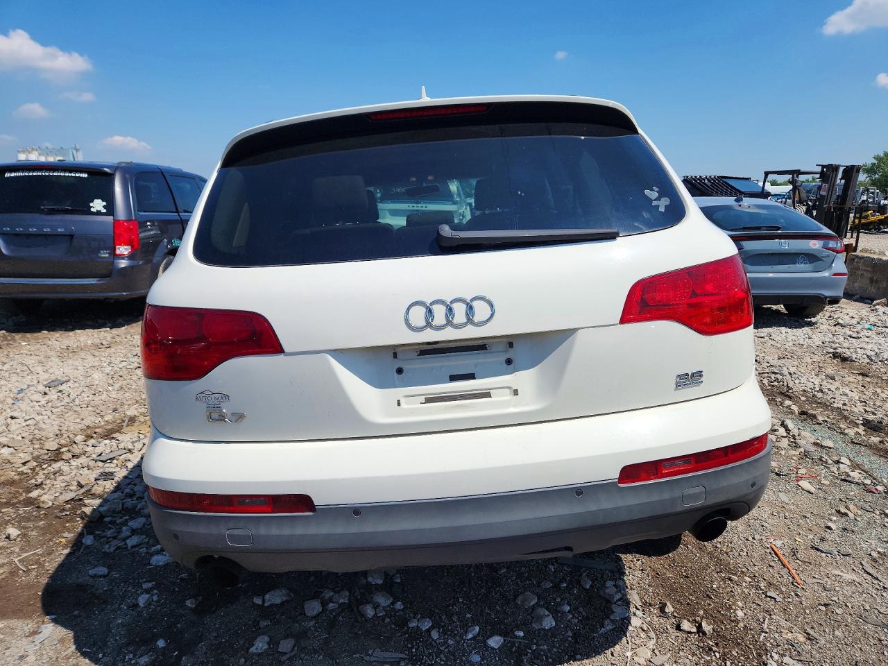 2009 Audi Q7 3.6 Quattro White vin: WA1AY74L59D025129