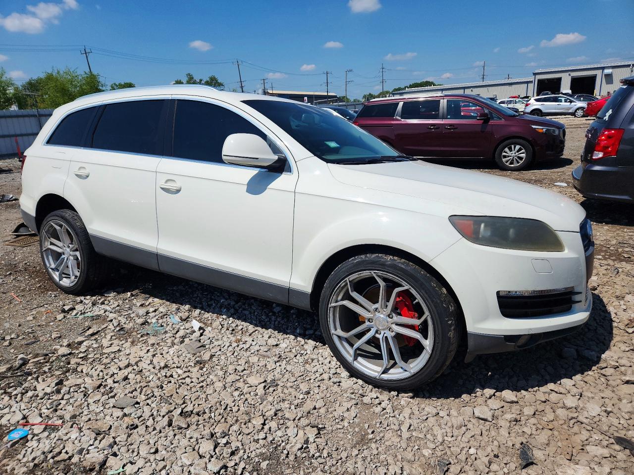 2009 Audi Q7 3.6 Quattro White vin: WA1AY74L59D025129