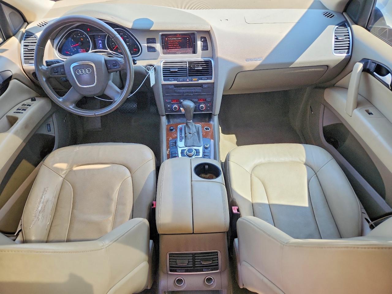 2009 Audi Q7 3.6 Quattro White vin: WA1AY74L59D025129