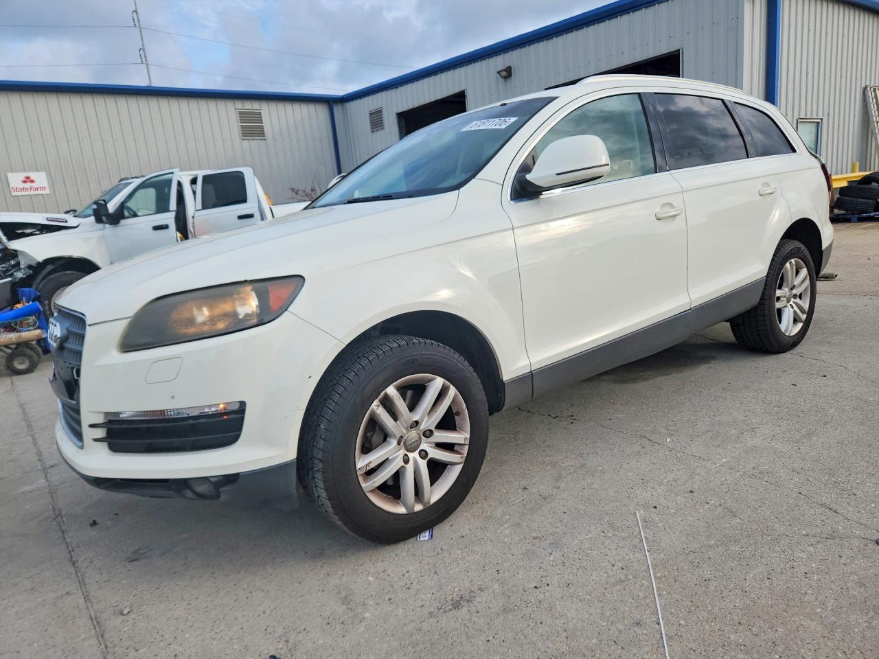 2009 Audi Q7 3.6 Quattro White vin: WA1AY74L69D014866