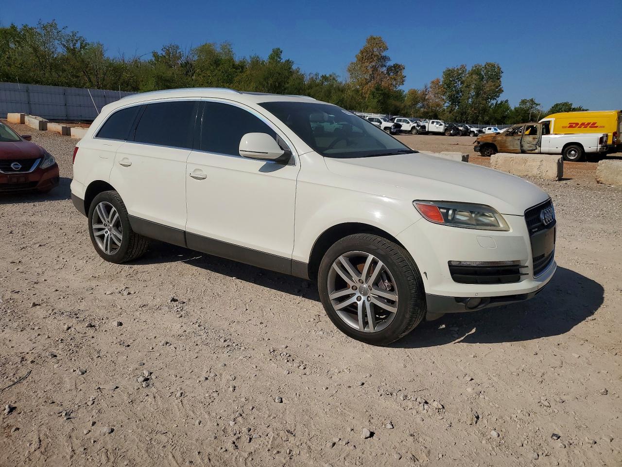 2009 Audi Q7 3.6 Quattro White vin: WA1AY74L79D028775