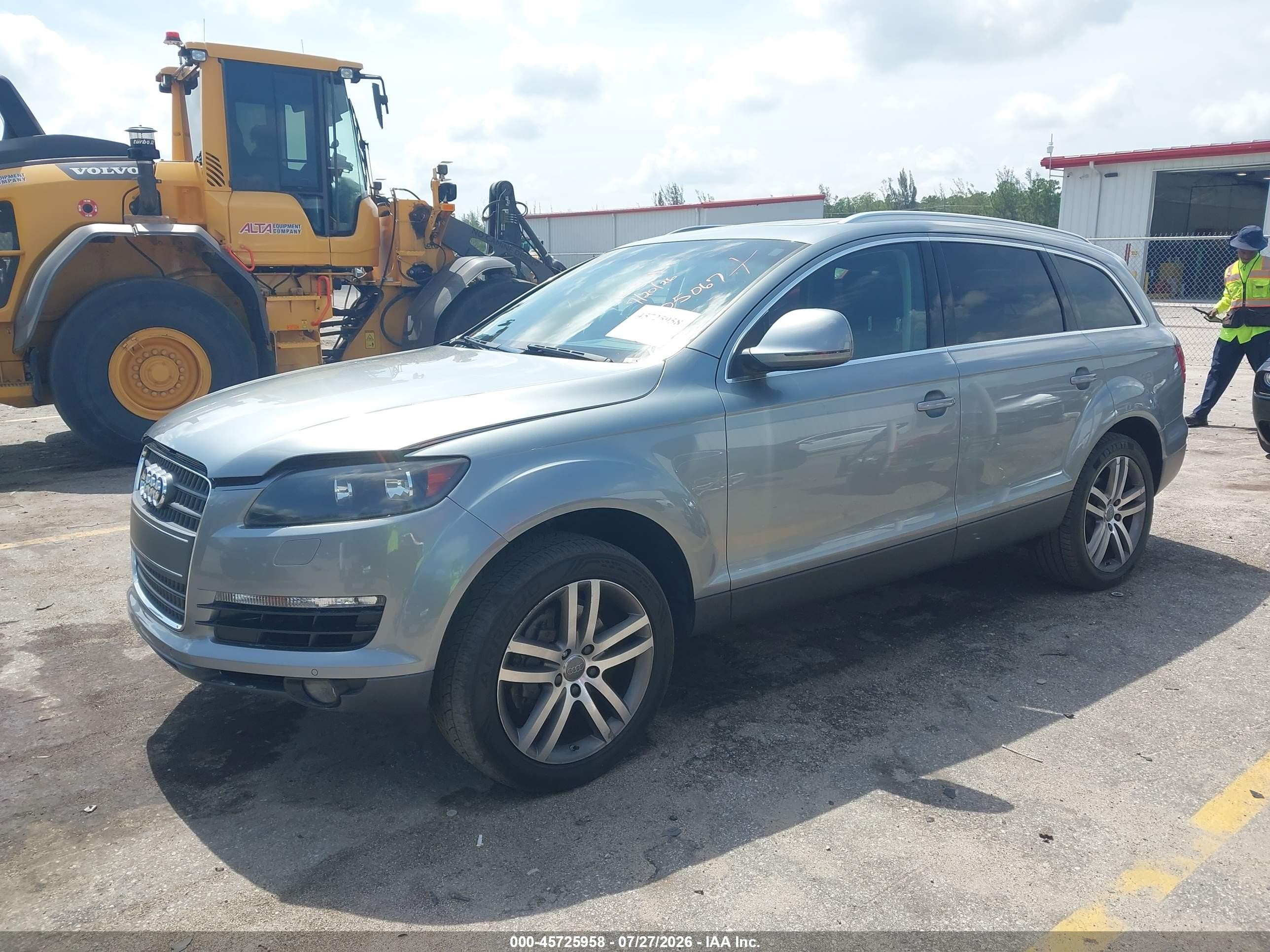 2009 Audi Q7 3.6 5 Passenger/3.6 Premium Gray vin: WA1AY74L89D005067