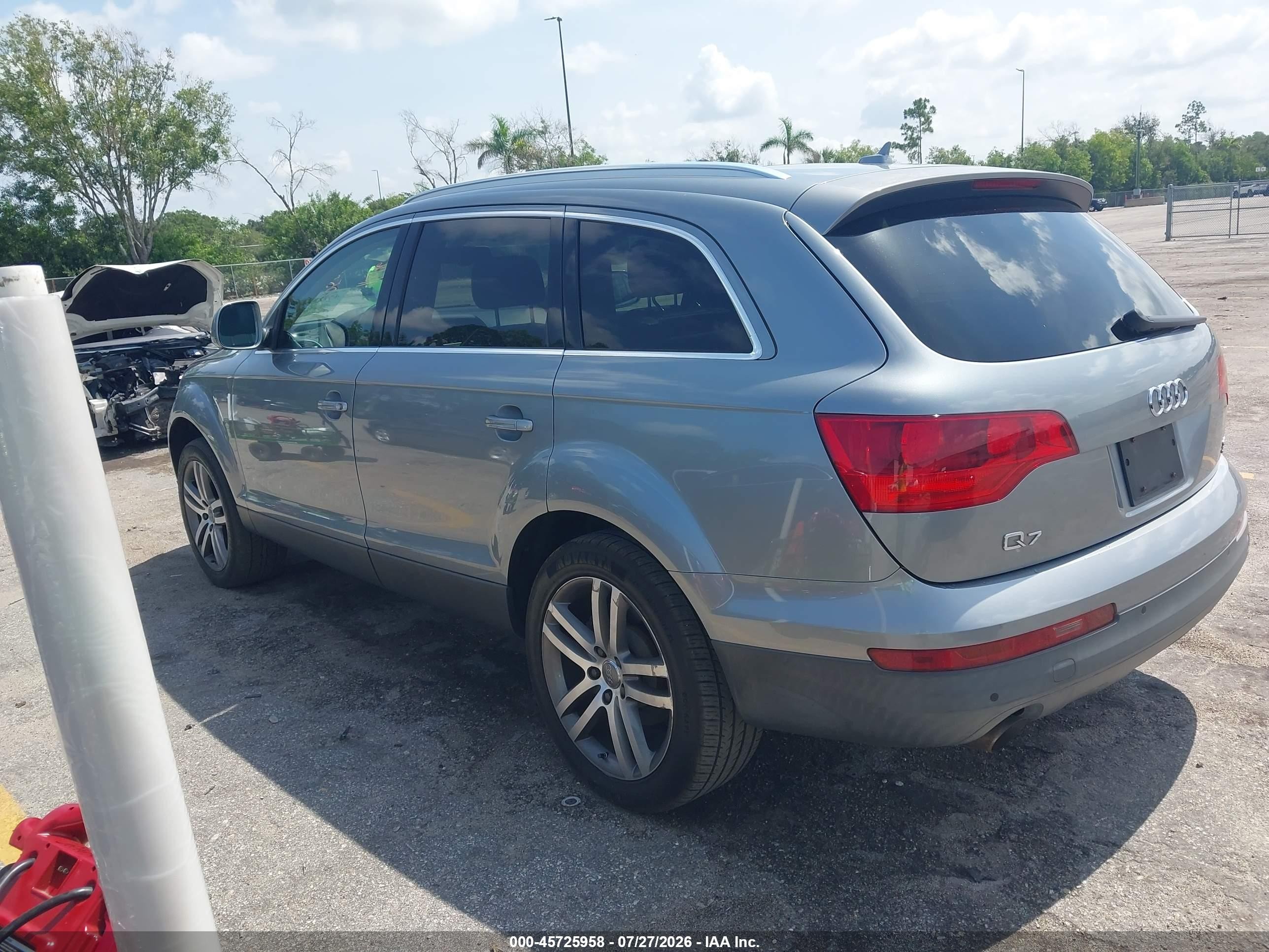 2009 Audi Q7 3.6 5 Passenger/3.6 Premium Gray vin: WA1AY74L89D005067