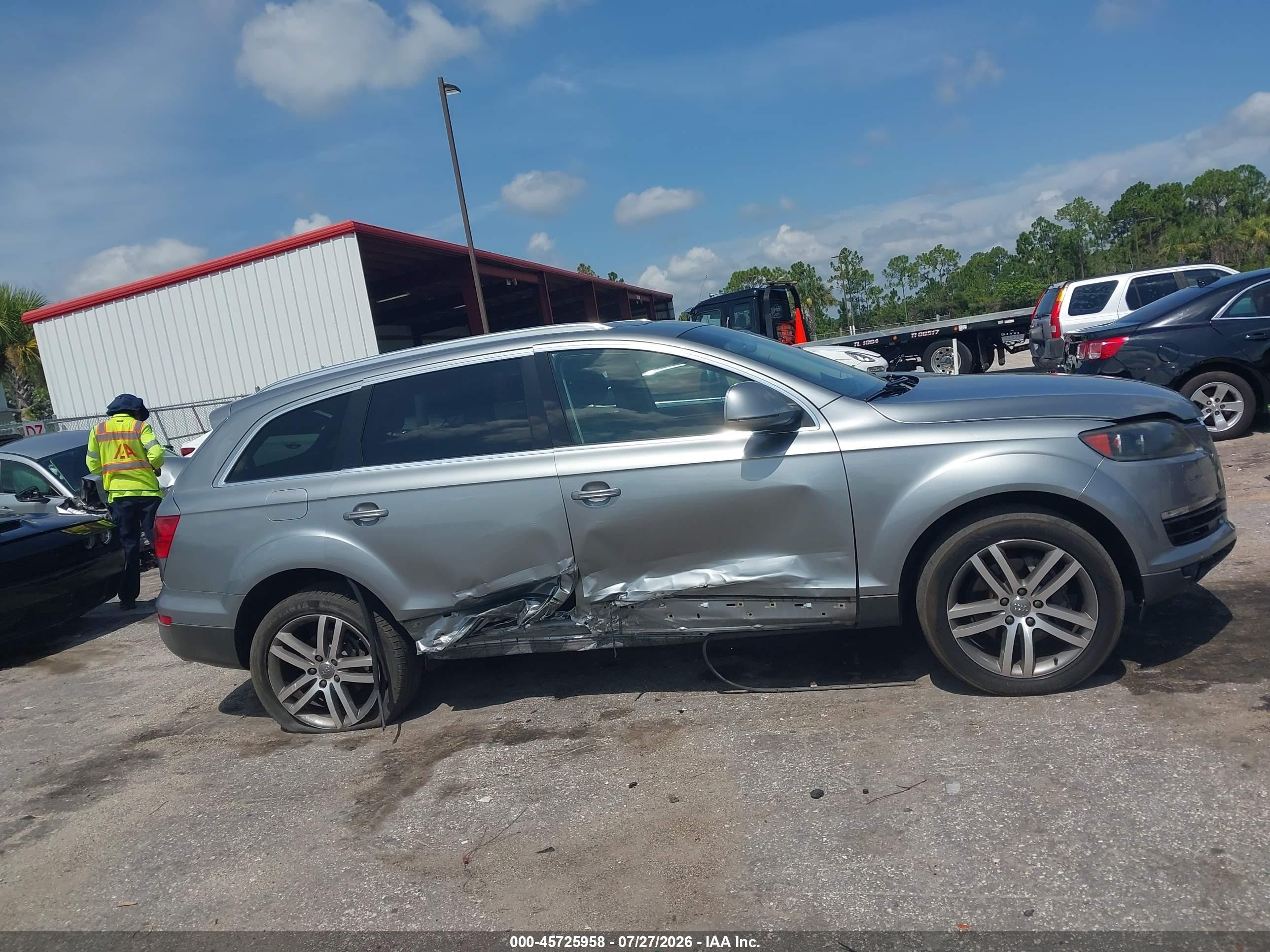 2009 Audi Q7 3.6 5 Passenger/3.6 Premium Gray vin: WA1AY74L89D005067
