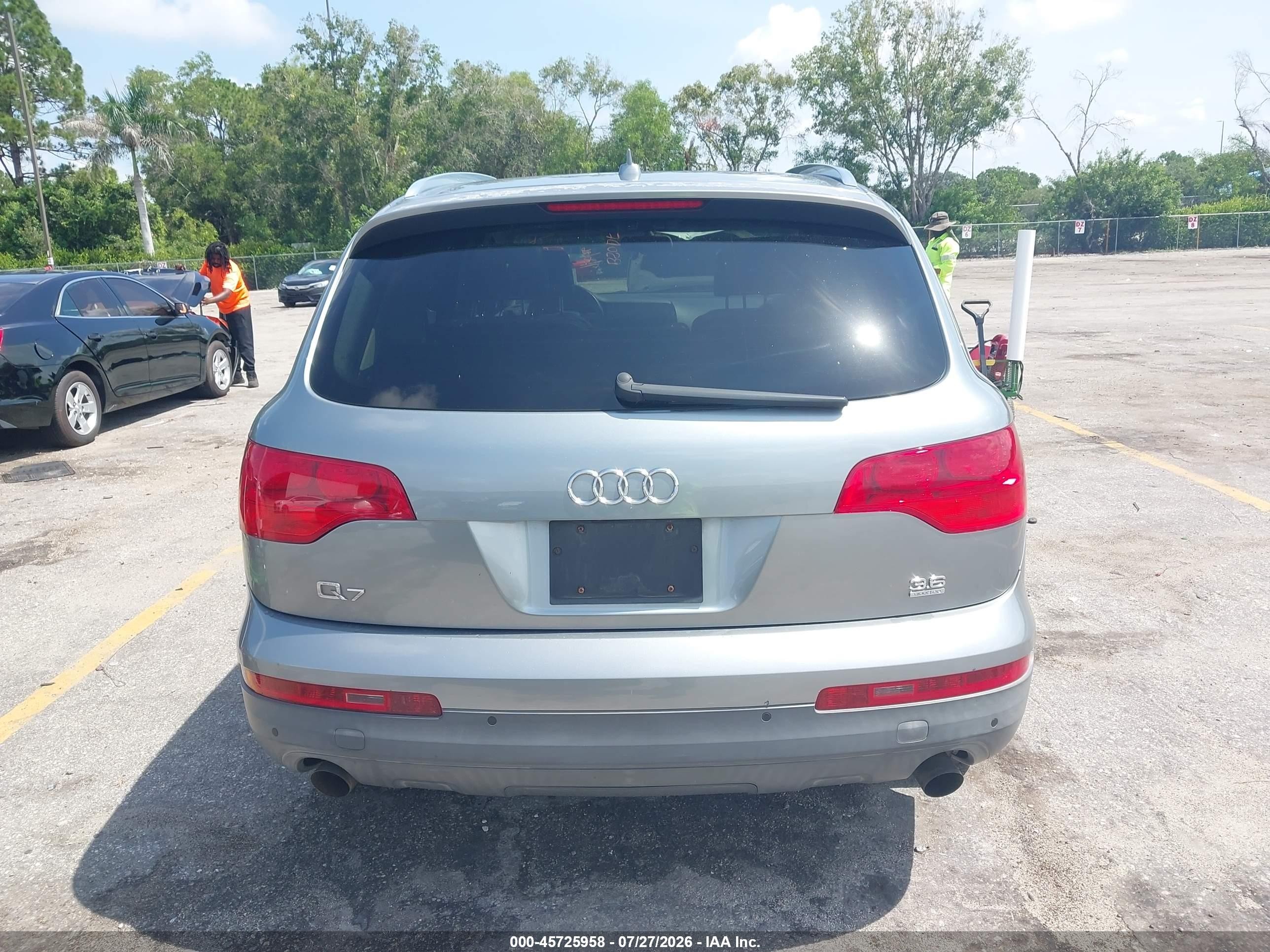 2009 Audi Q7 3.6 5 Passenger/3.6 Premium Gray vin: WA1AY74L89D005067