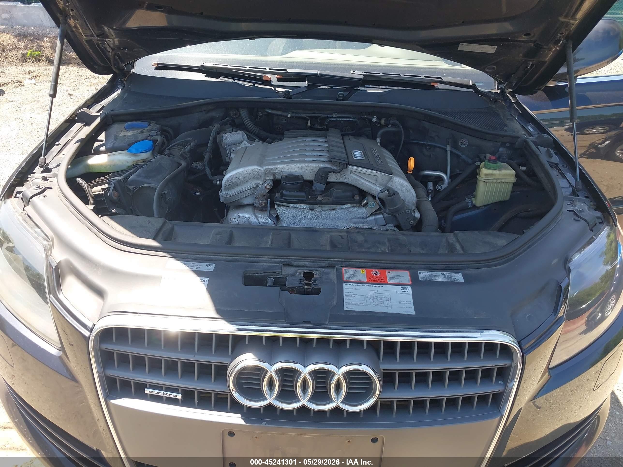 2009 Audi Q7 3.6 5 Passenger/3.6 Premium Blue vin: WA1AY74LX9D003725