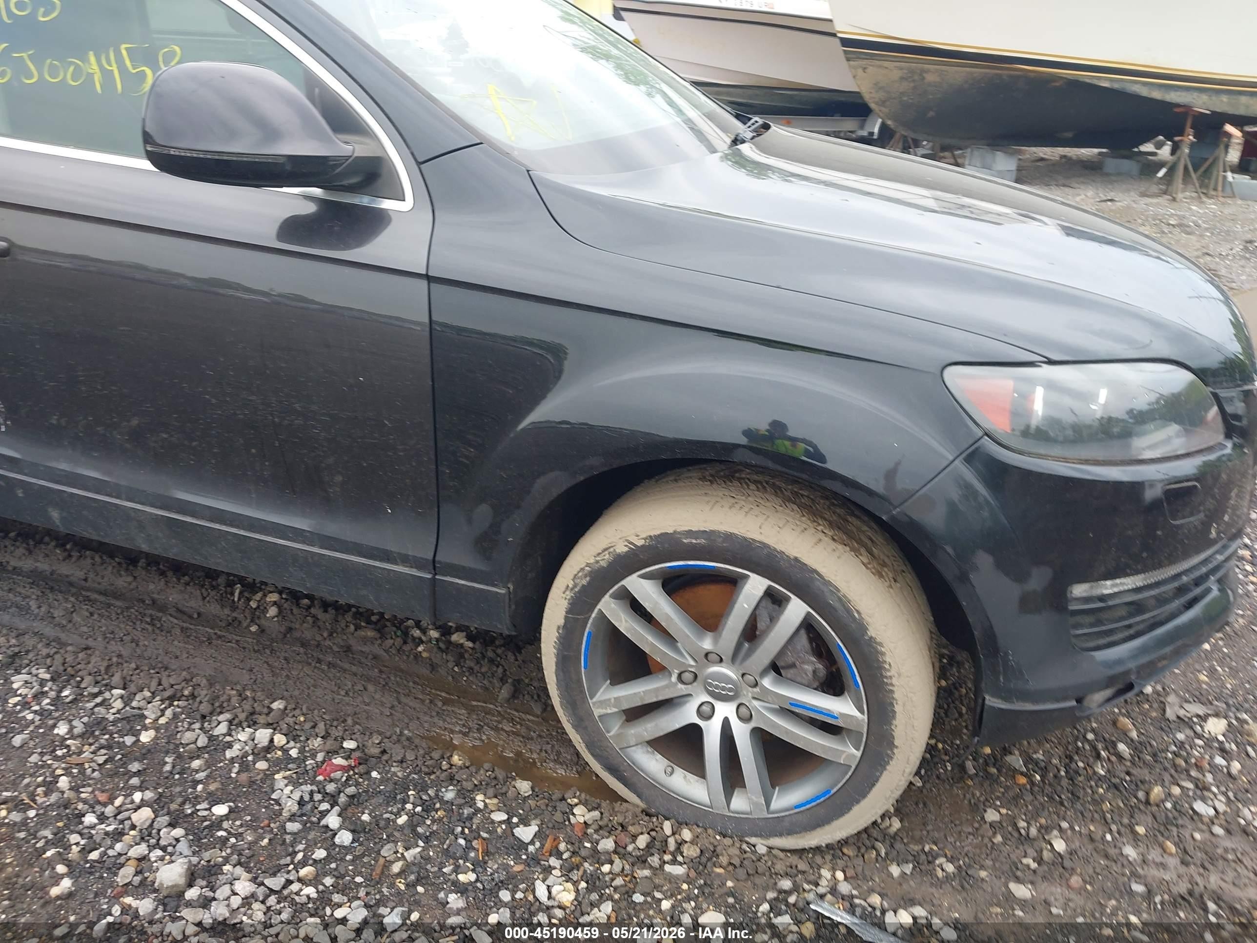 2009 Audi Q7 3.6 Premium Black vin: WA1AY94L49D021276