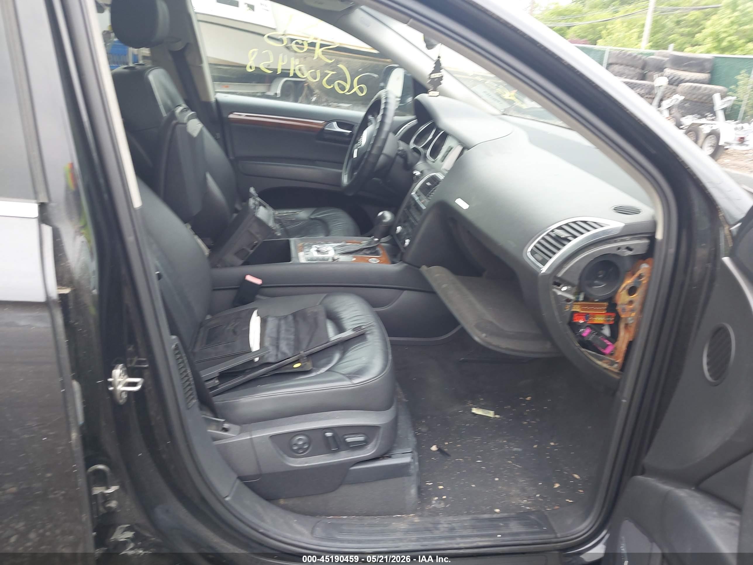 2009 Audi Q7 3.6 Premium Black vin: WA1AY94L49D021276