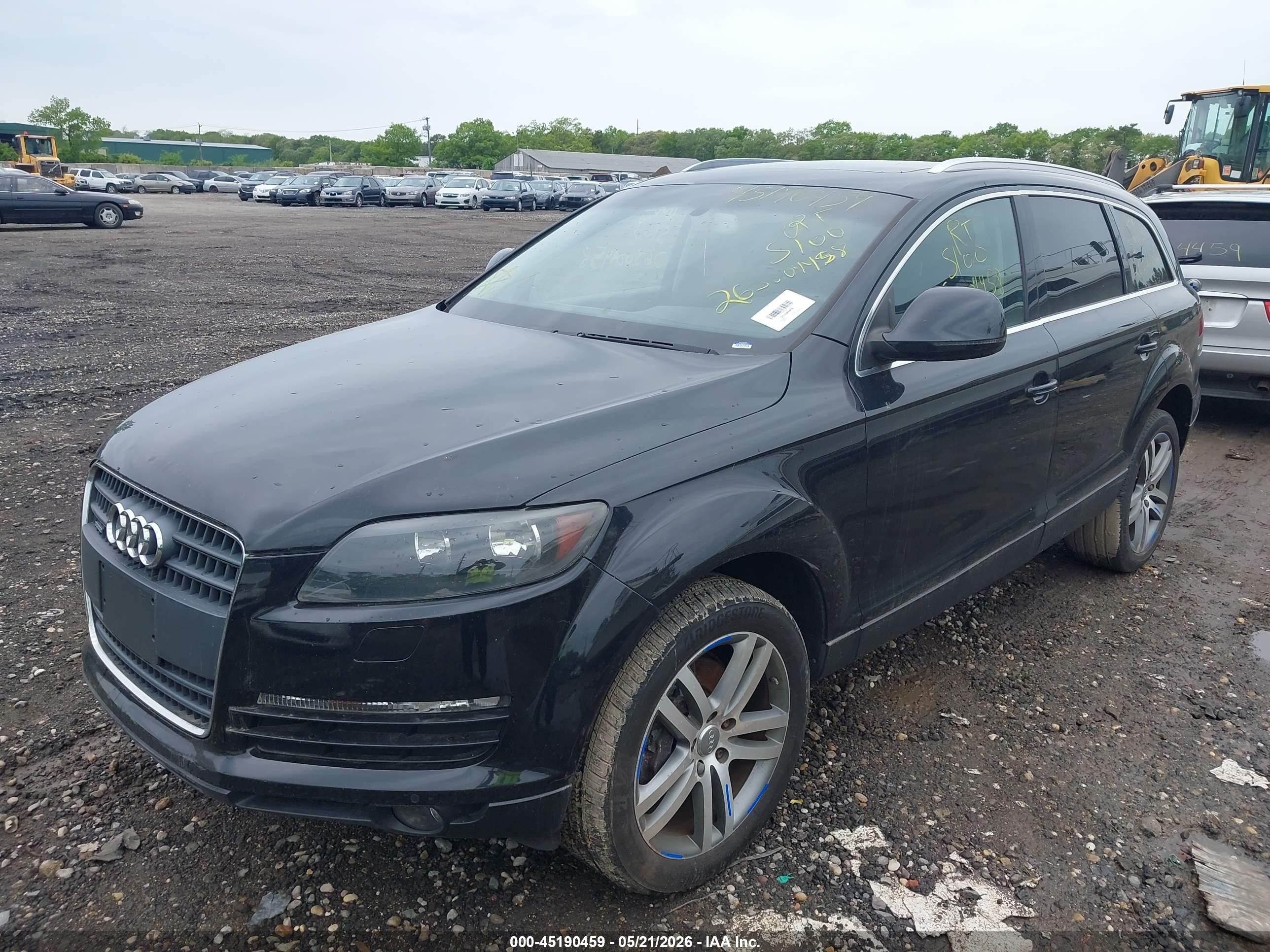 2009 Audi Q7 3.6 Premium Black vin: WA1AY94L49D021276