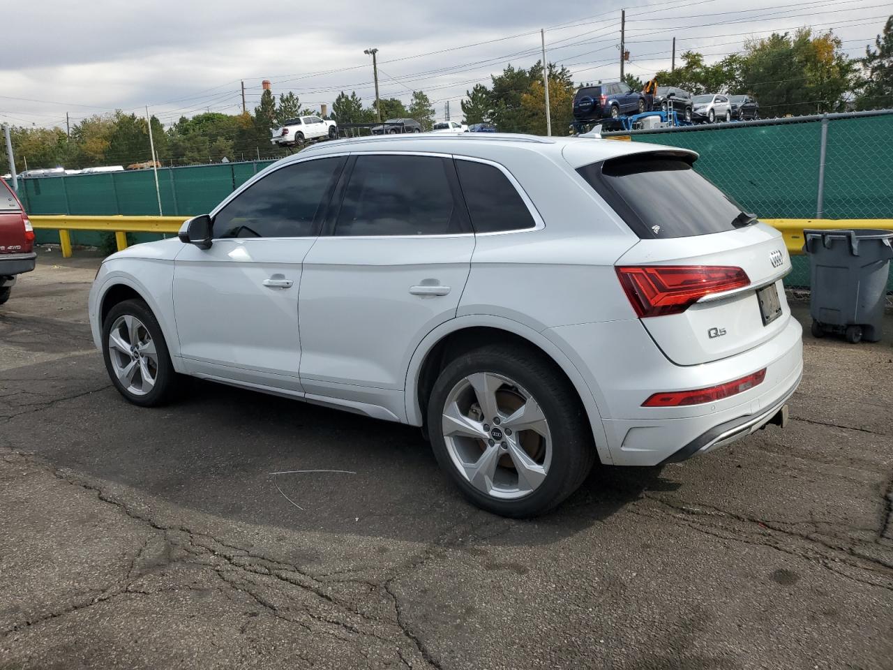 2021 Audi Q5 Premium Plus White vin: WA1BAAFY1M2055120