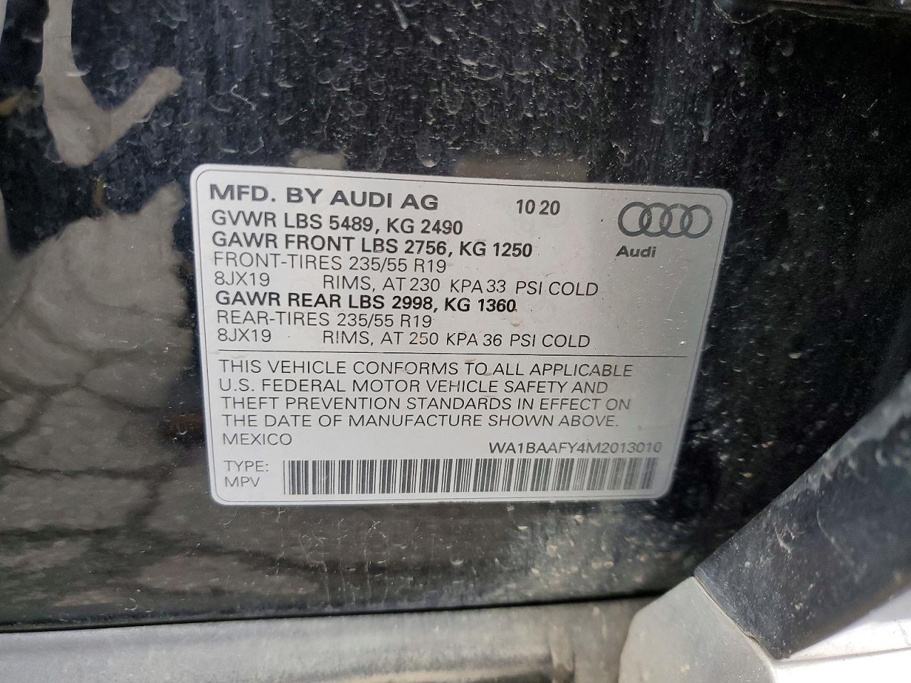 2021 Audi Q5 Premium Plus Black vin: WA1BAAFY4M2013010