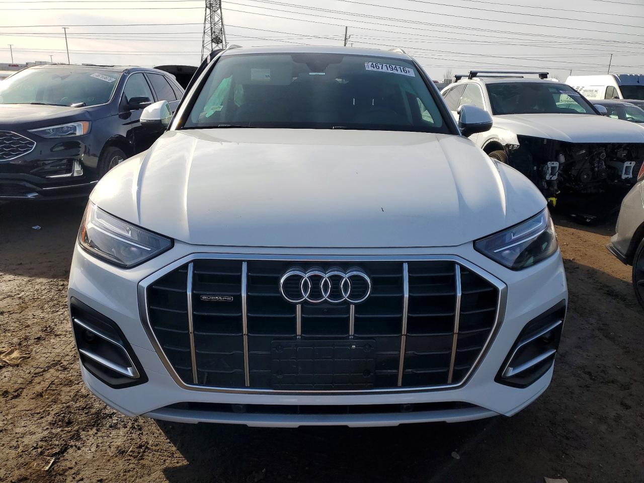 2021 Audi Q5 Premium Plus Белый vin: WA1BAAFY6M2060491