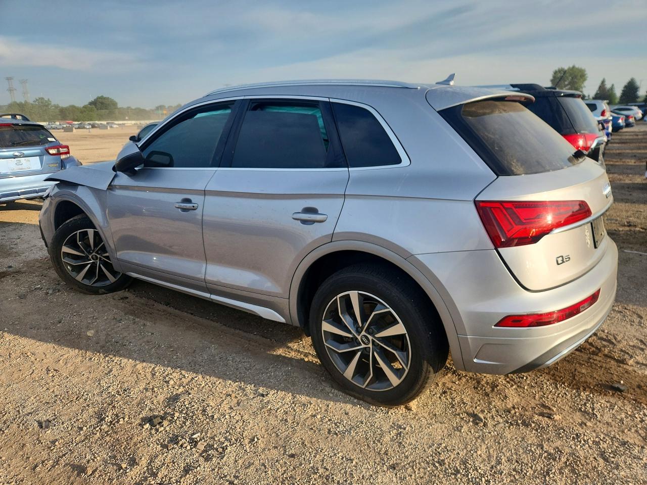 2021 Audi Q5 Premium Plus Silver vin: WA1BAAFY6M2087335