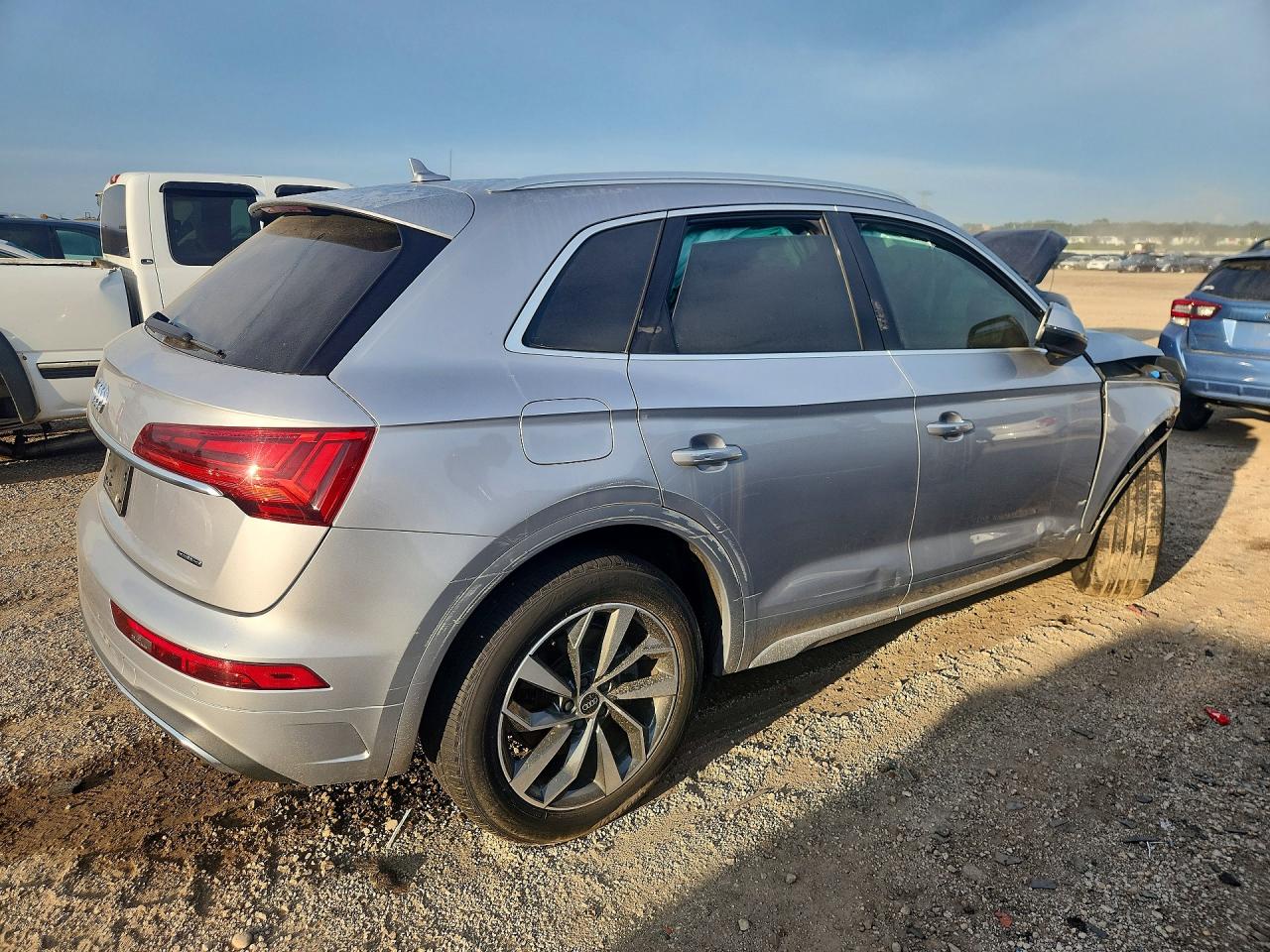 2021 Audi Q5 Premium Plus Silver vin: WA1BAAFY6M2087335