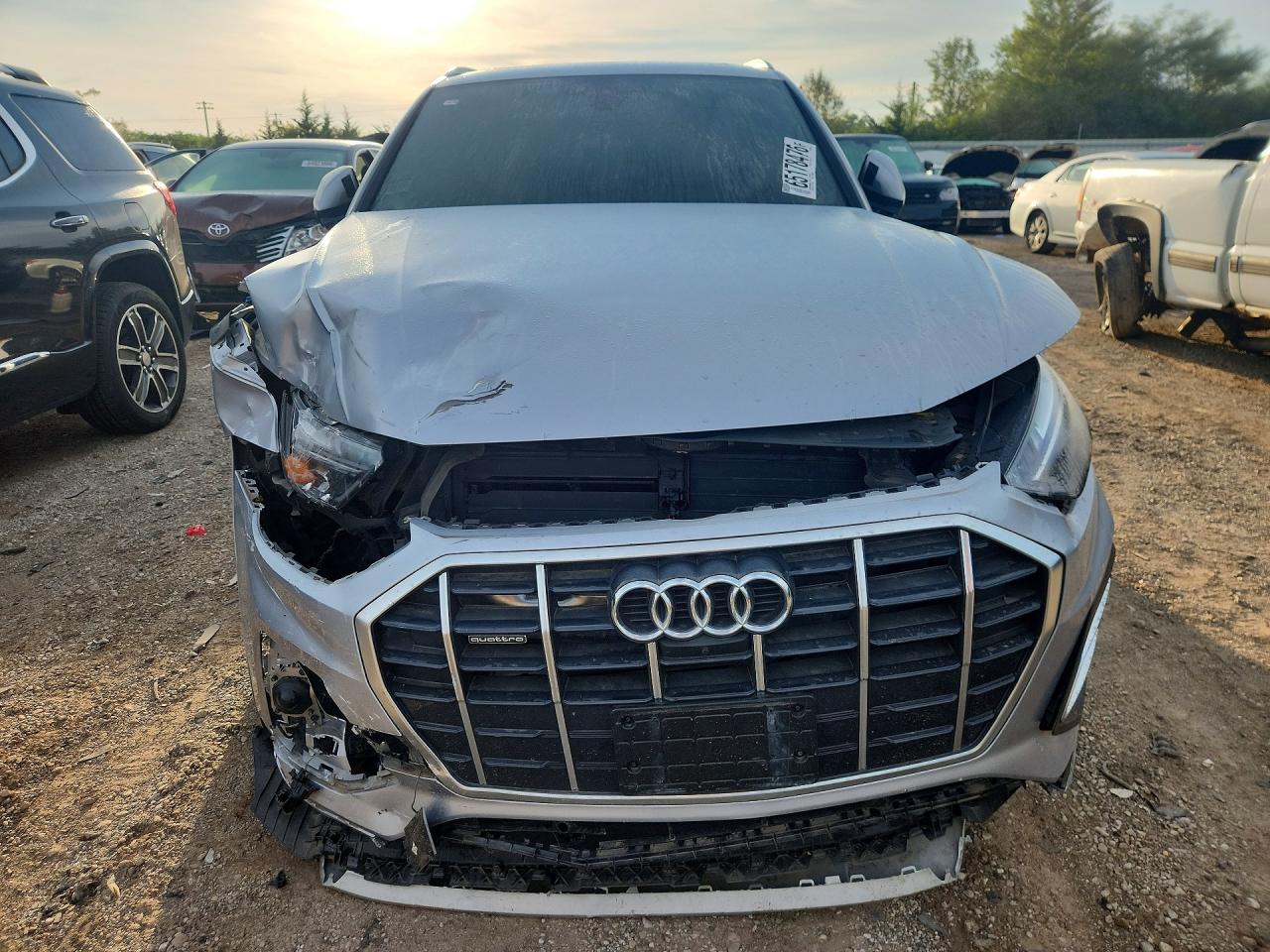2021 Audi Q5 Premium Plus Silver vin: WA1BAAFY6M2087335