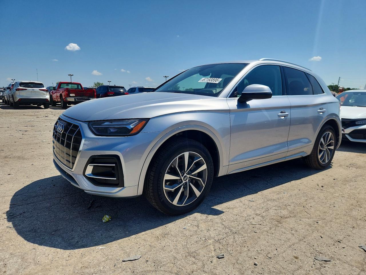 2021 Audi Q5 Premium Plus Серебряный vin: WA1BAAFY8M2010028