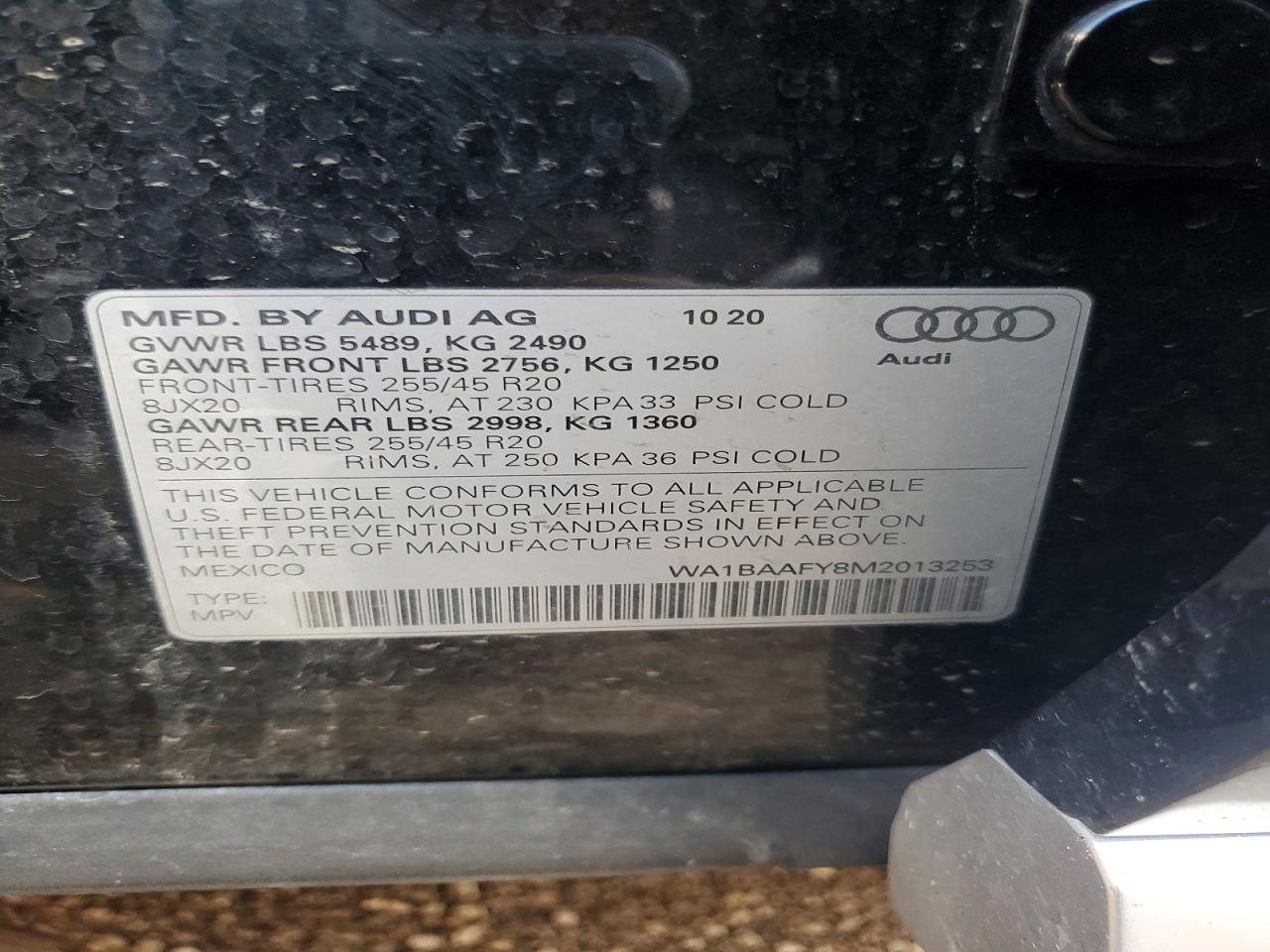 2021 Audi Q5 Premium Plus Black vin: WA1BAAFY8M2013253