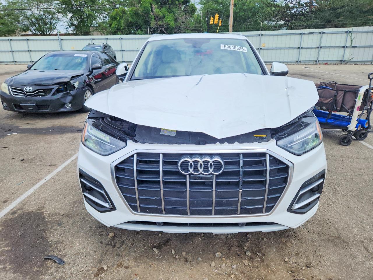 2021 Audi Q5 Premium Plus Белый vin: WA1BAAFY8M2104765