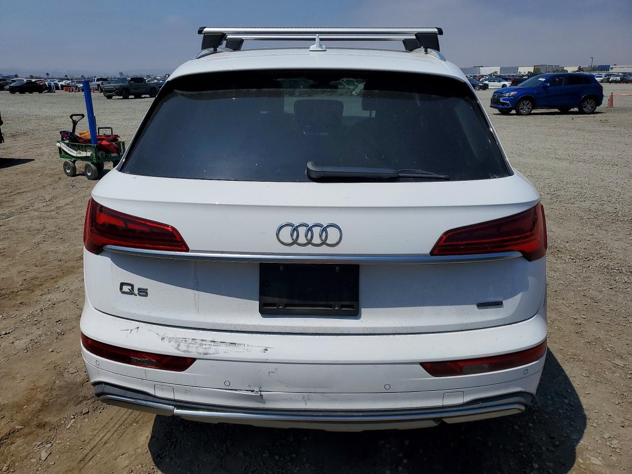 2021 Audi Q5 Premium Plus White vin: WA1BAAFY9M2019448