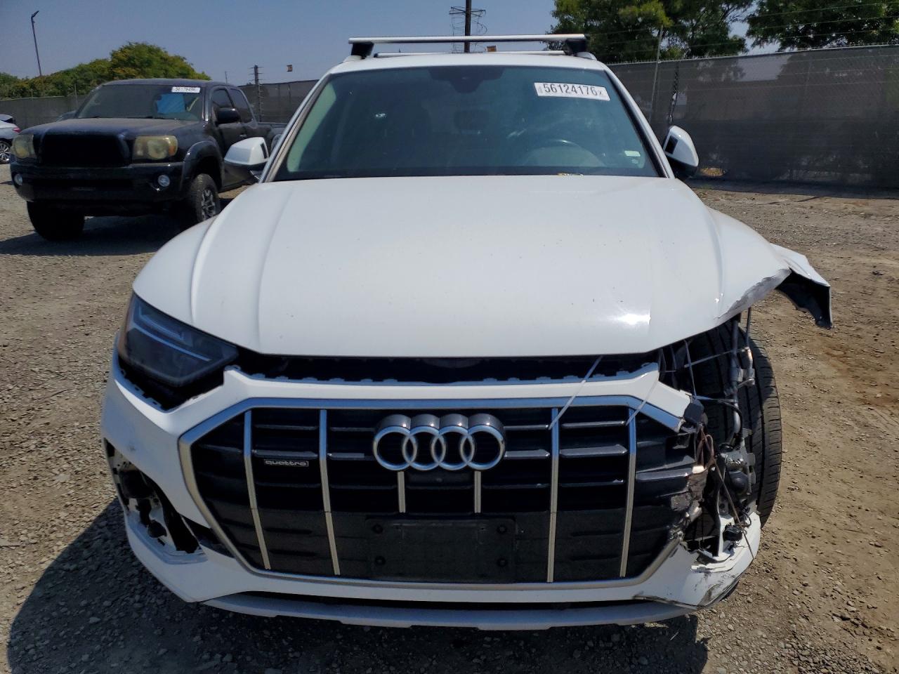 2021 Audi Q5 Premium Plus White vin: WA1BAAFY9M2019448
