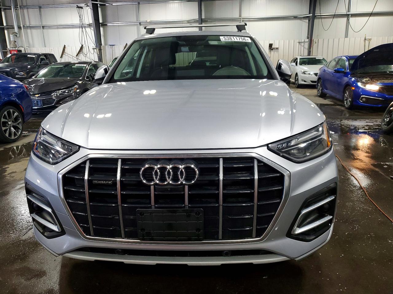 2022 Audi Q5 Premium Plus 40 Silver vin: WA1BBAFY3N2136070