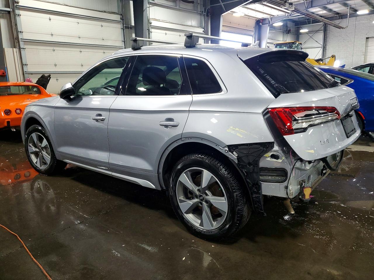 2022 Audi Q5 Premium Plus 40 Silver vin: WA1BBAFY3N2136070