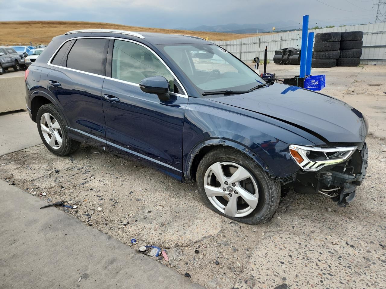 2020 Audi Q3 Premium Plus Blue vin: WA1BECF31L1056955