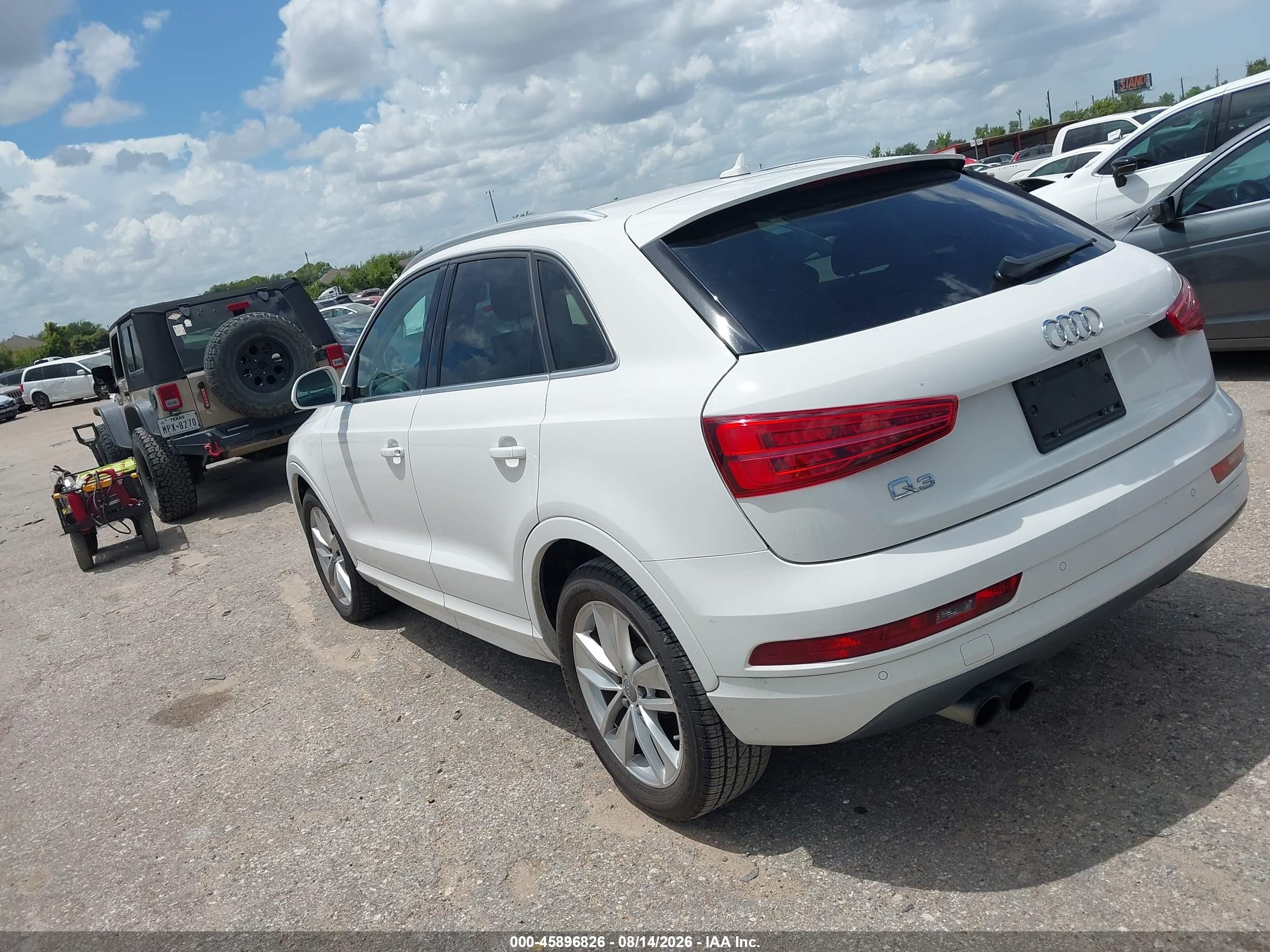 2016 Audi Q3 2.0t Premium Plus White vin: WA1BFCFS1GR004771