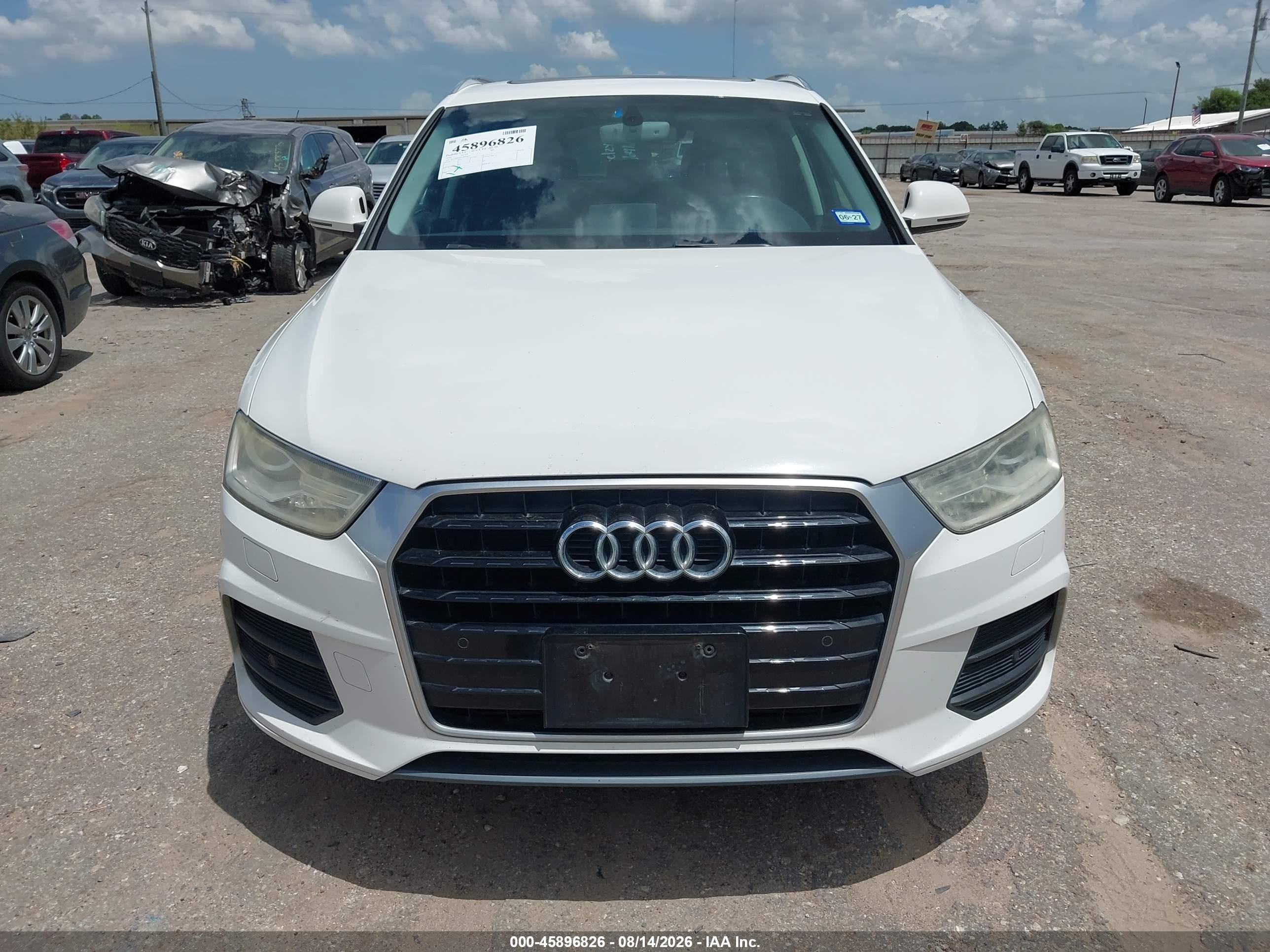 2016 Audi Q3 2.0t Premium Plus White vin: WA1BFCFS1GR004771