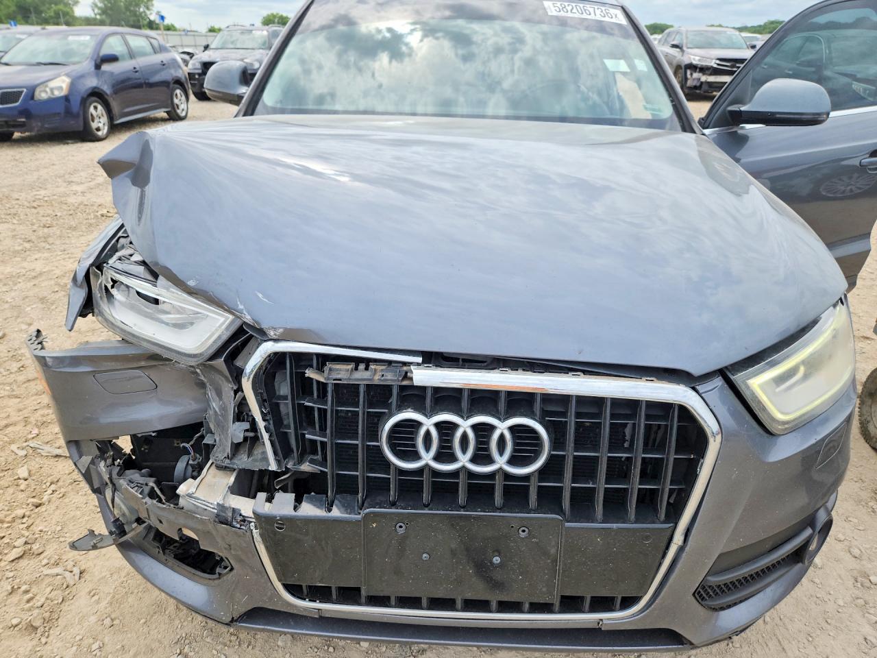 2015 Audi Q3 Premium Plus Silver vin: WA1BFCFSXFR005948