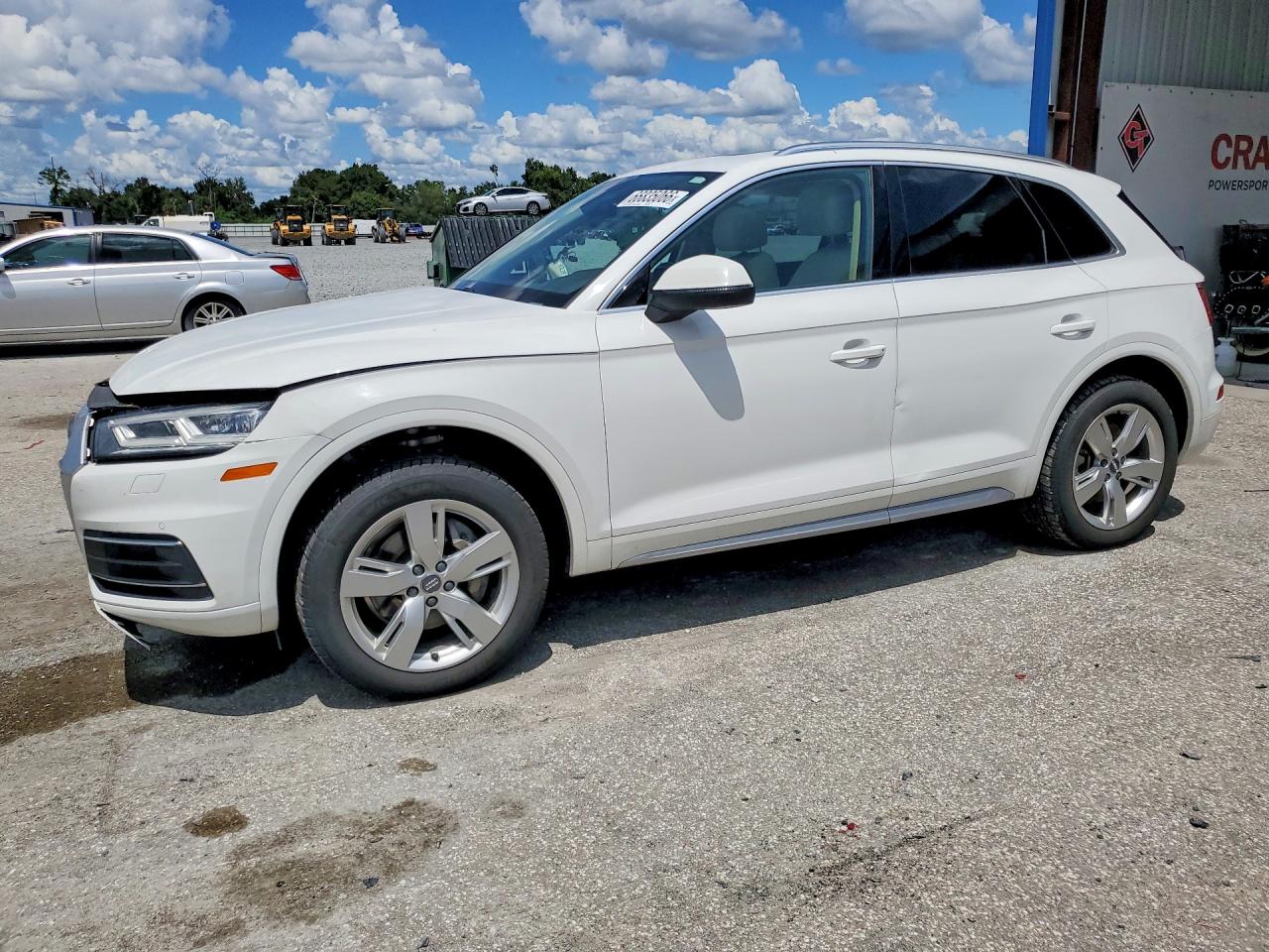 2018 Audi Q5 Premium Plus White vin: WA1BNAFY0J2072930