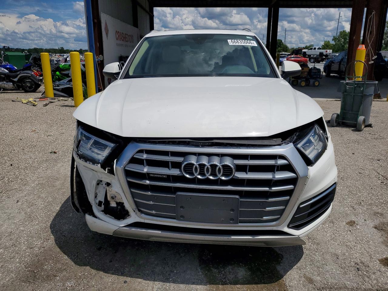 2018 Audi Q5 Premium Plus White vin: WA1BNAFY0J2072930